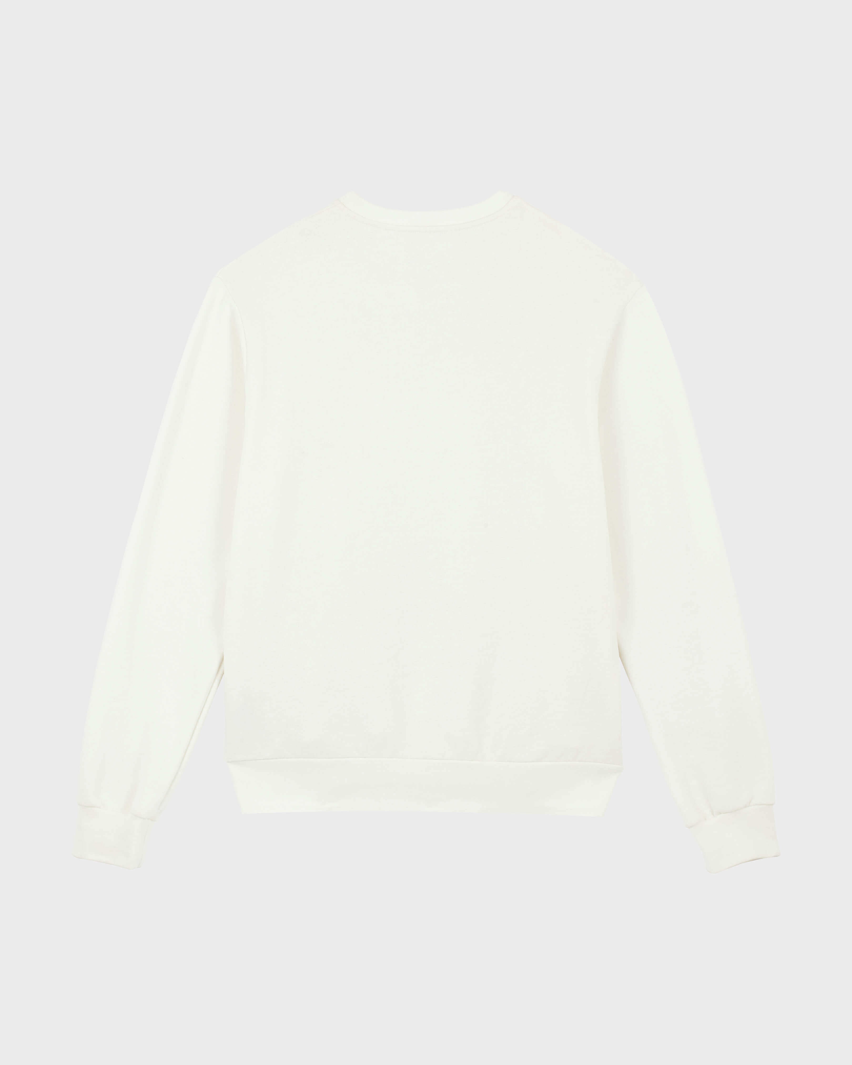 Inboard Boat Sweatshirt aus Baumwolle und Fleece mit Rundhalsausschnitt für Herren OFF WHITE back view