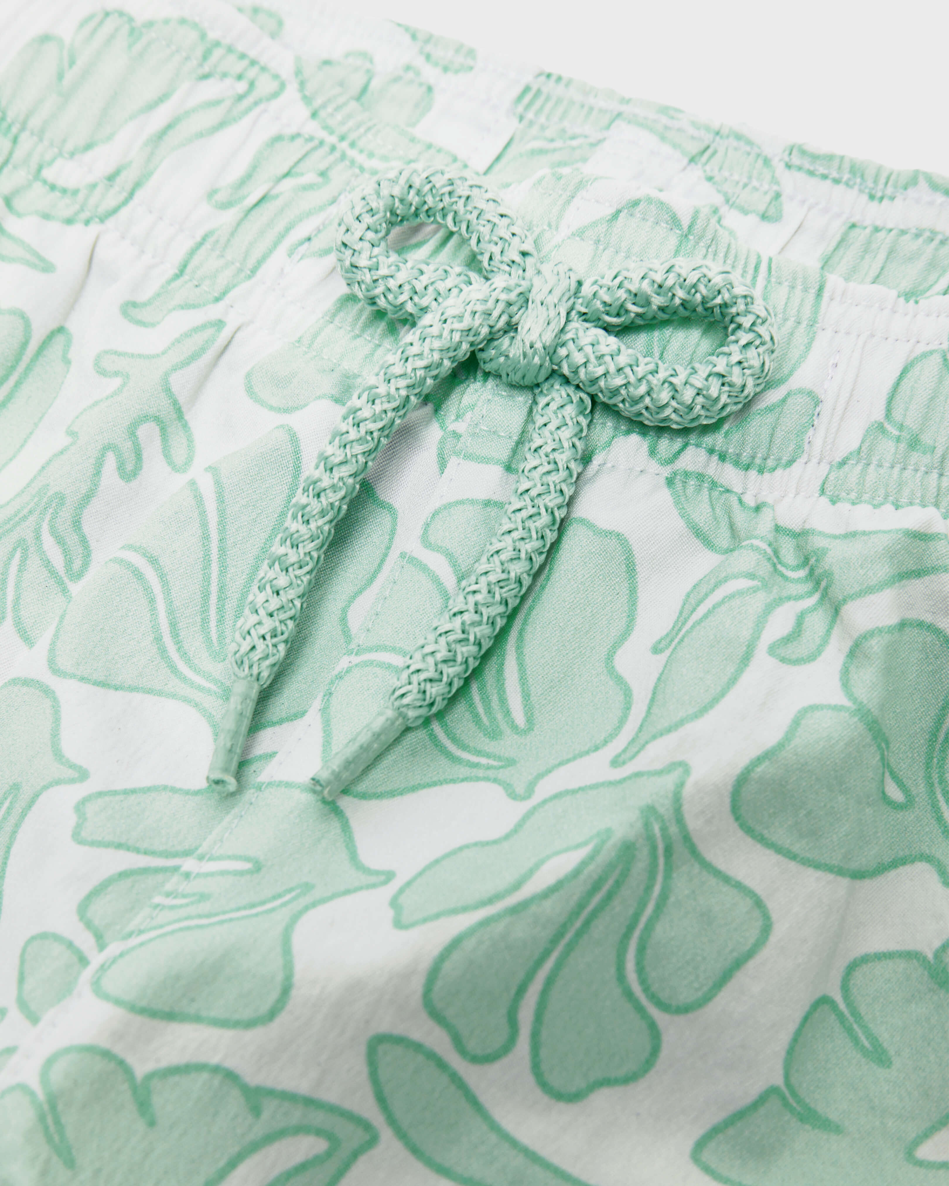 Girls Swim Shorts Seashells WHITE supp4 view