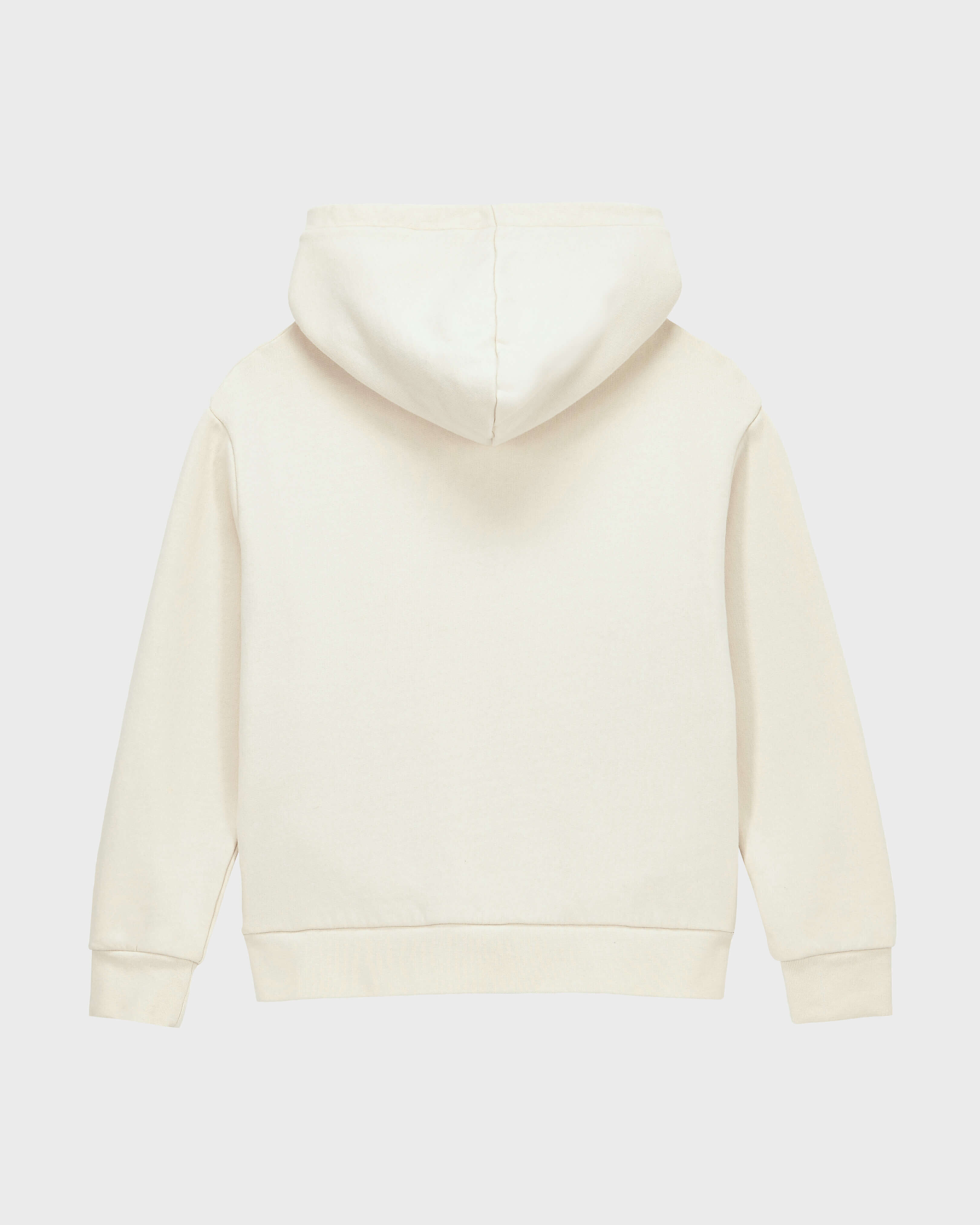 Sudadera con capucha para niña OFF WHITE back view