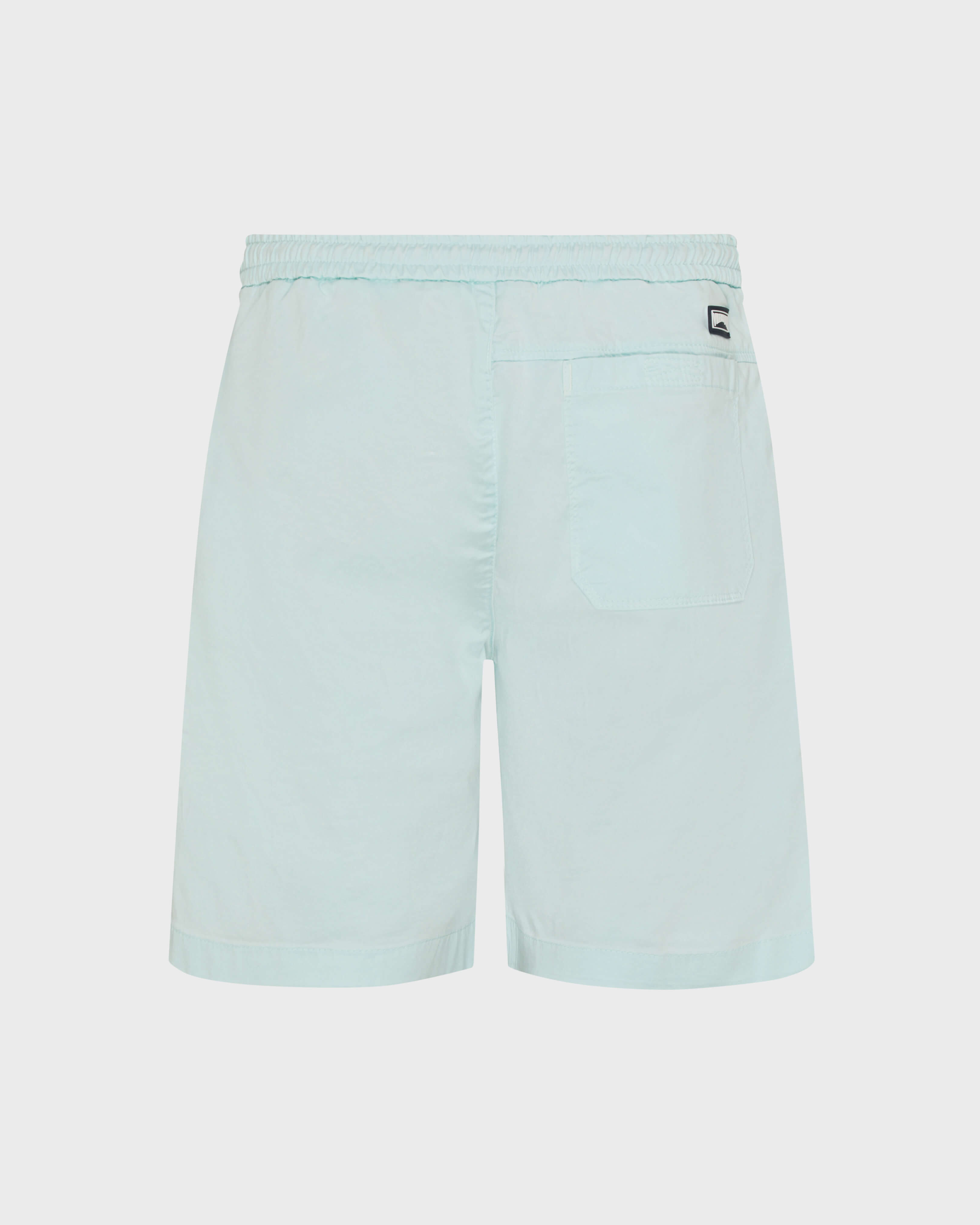 Bermuda uomo in cotone, raso e Tencel BLU PACIFICO back view