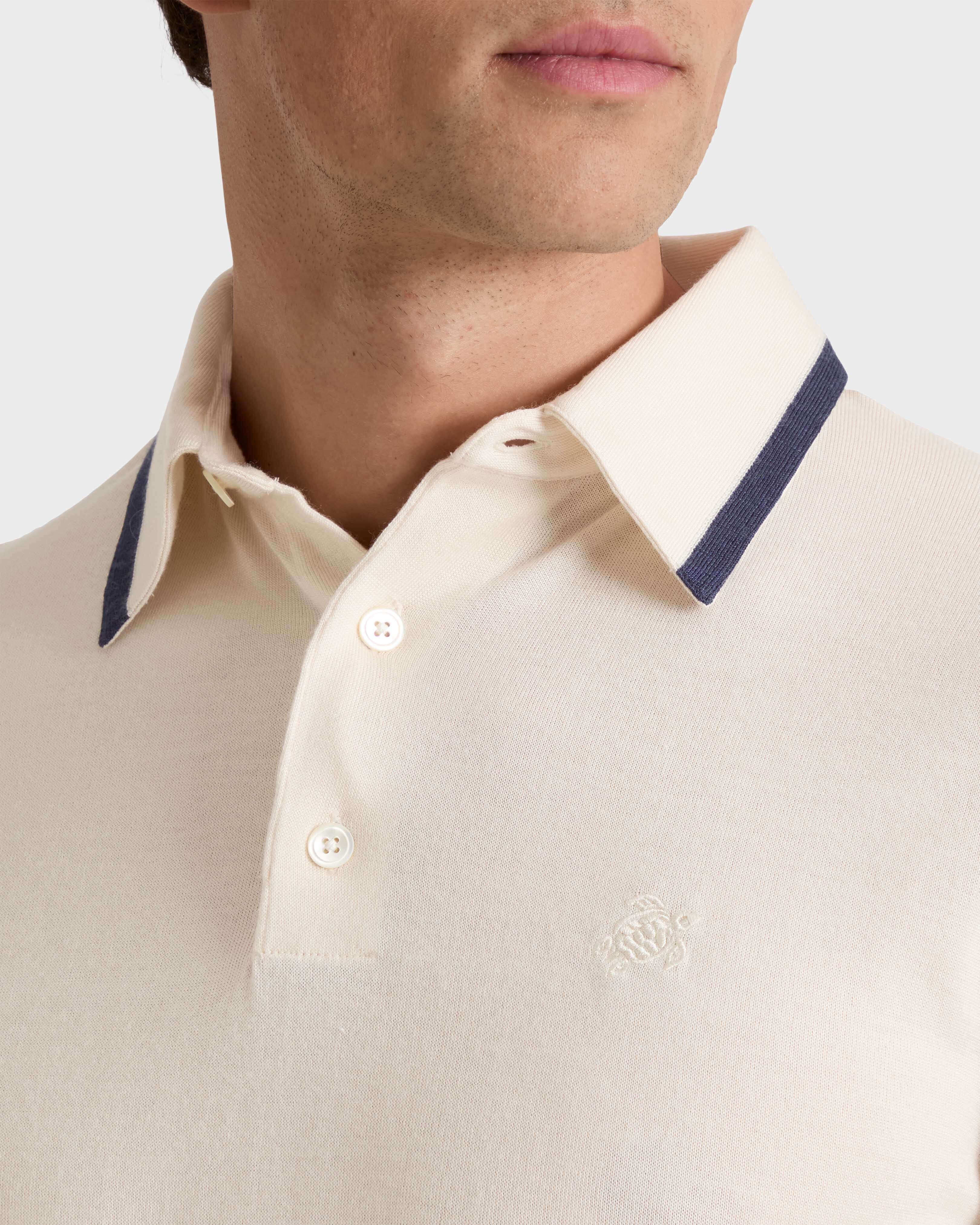 Jersey de lana merina, cachemir y seda de cuello redondo para hombre BRUME supp1 view