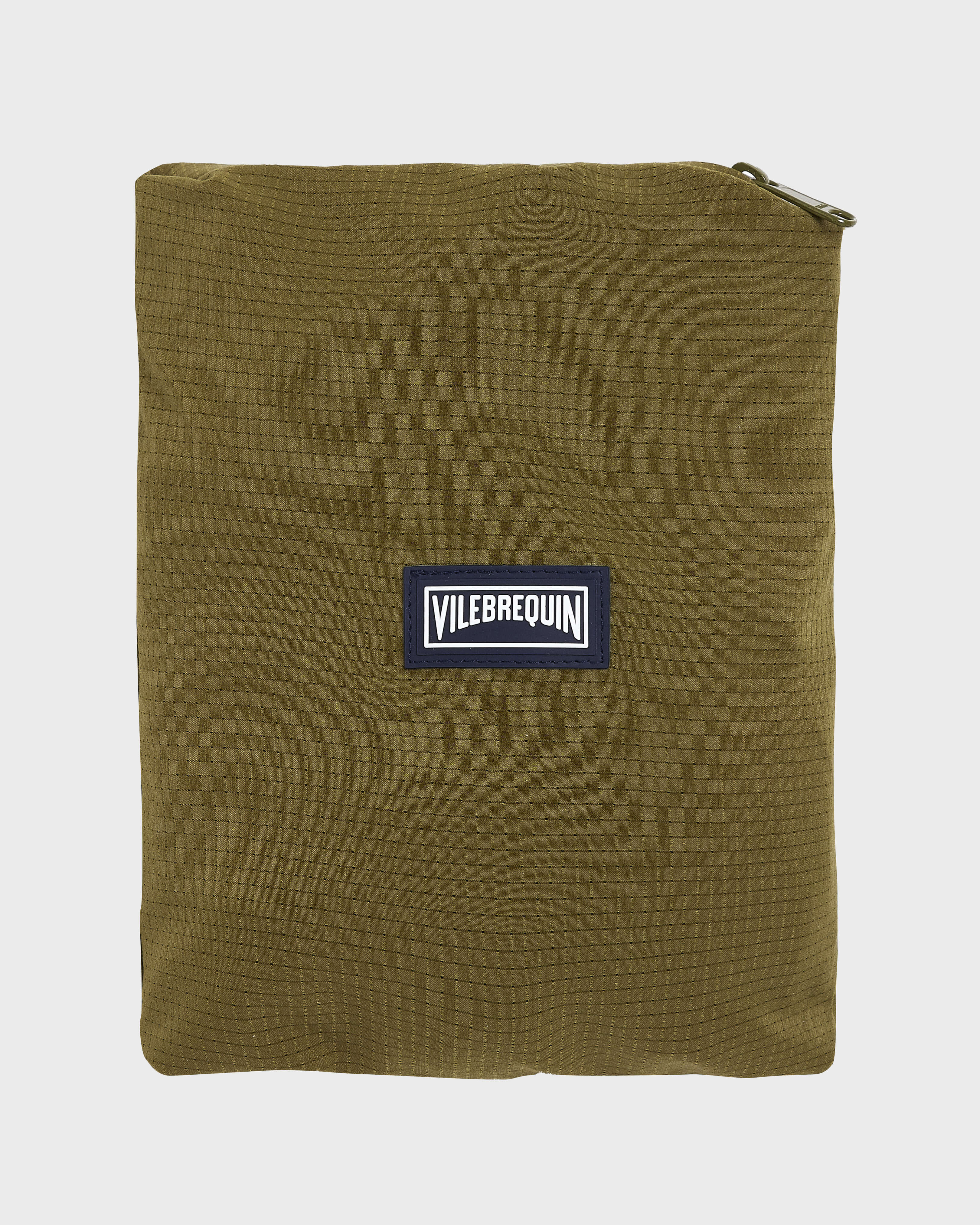 Bañador liso ultraligero microperforado y plegable CAQUI supp3 view