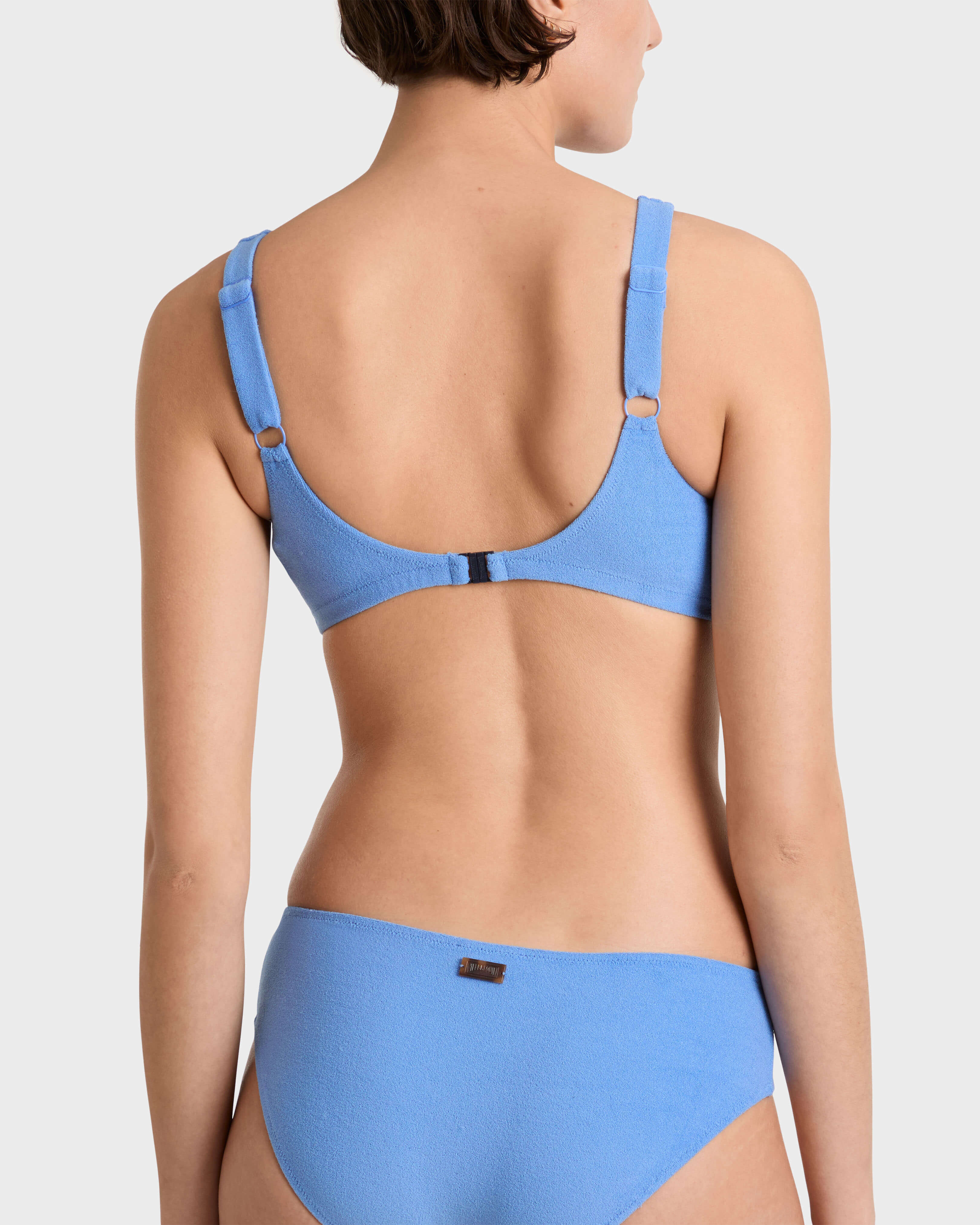 Women Terry Bikini Top Solid TRINIDAD supp1 view
