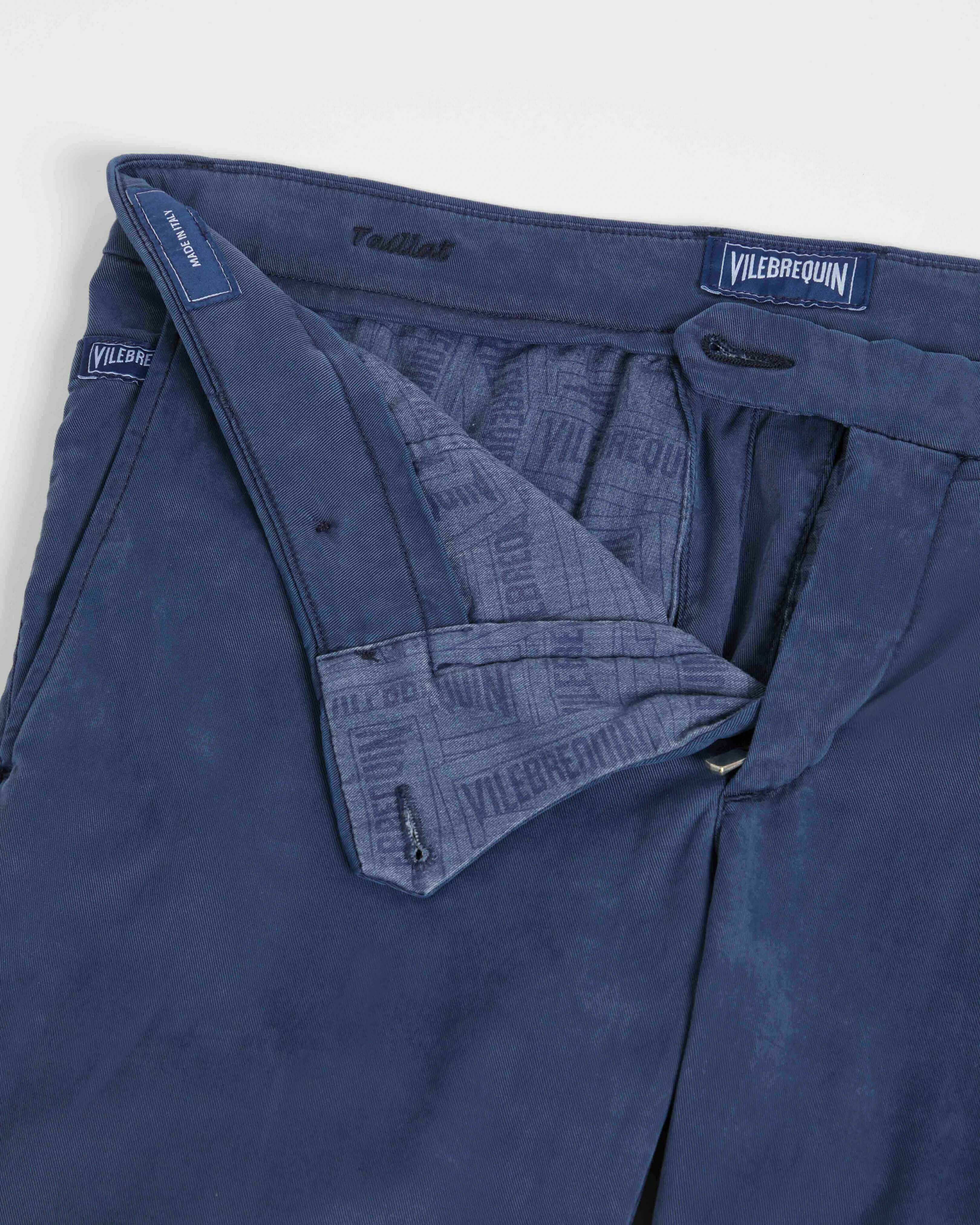 Men Tencel Cotton Chino Pants Solid MIDNIGHT supp2 view