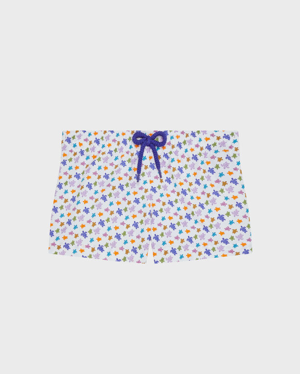 Vilebrequin - Girls Swim Shorts Micro Ronde Des Tortues - Shorty - Gaya - White - Size 6