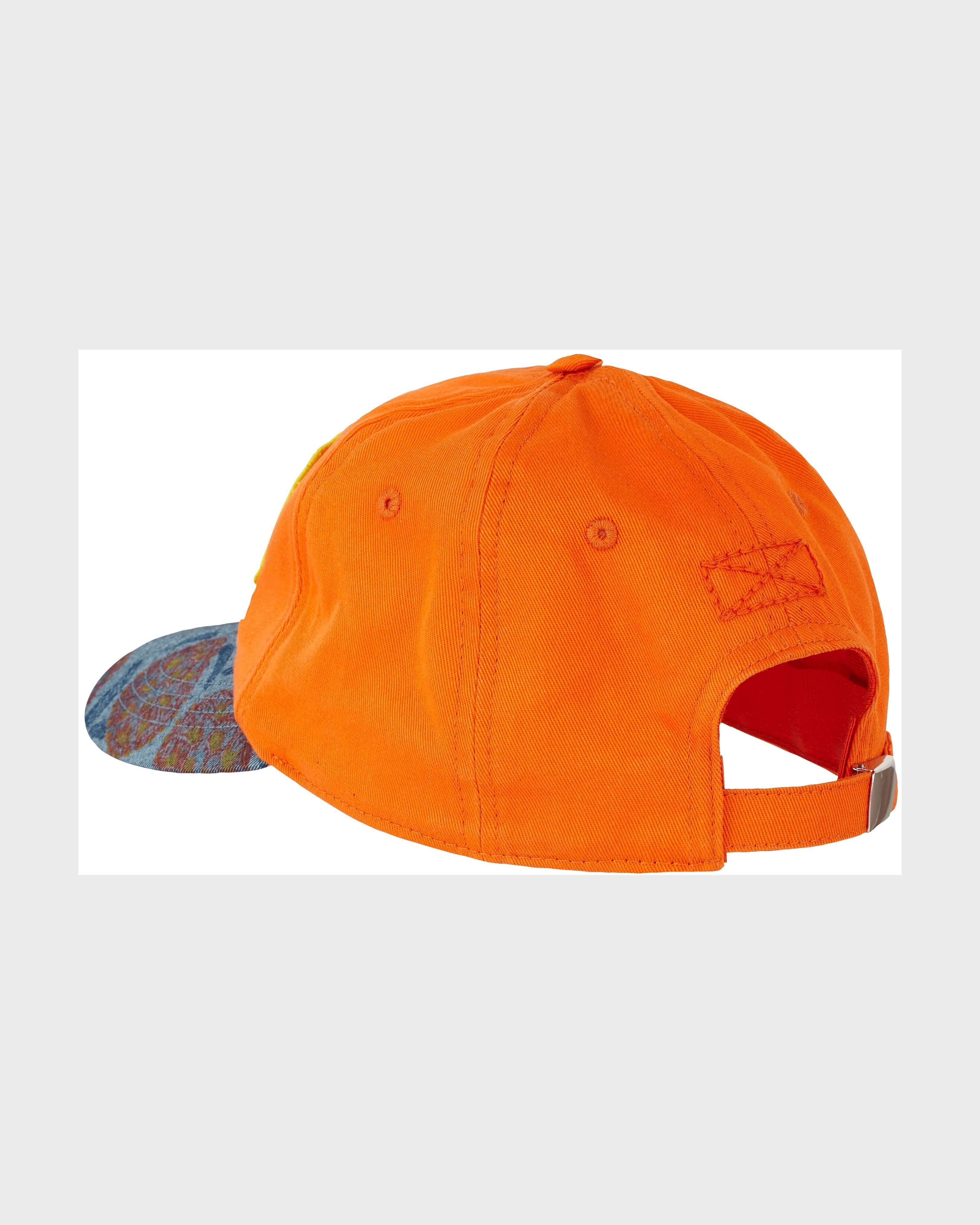 Men Cap printed Carapaces TOMATO back view