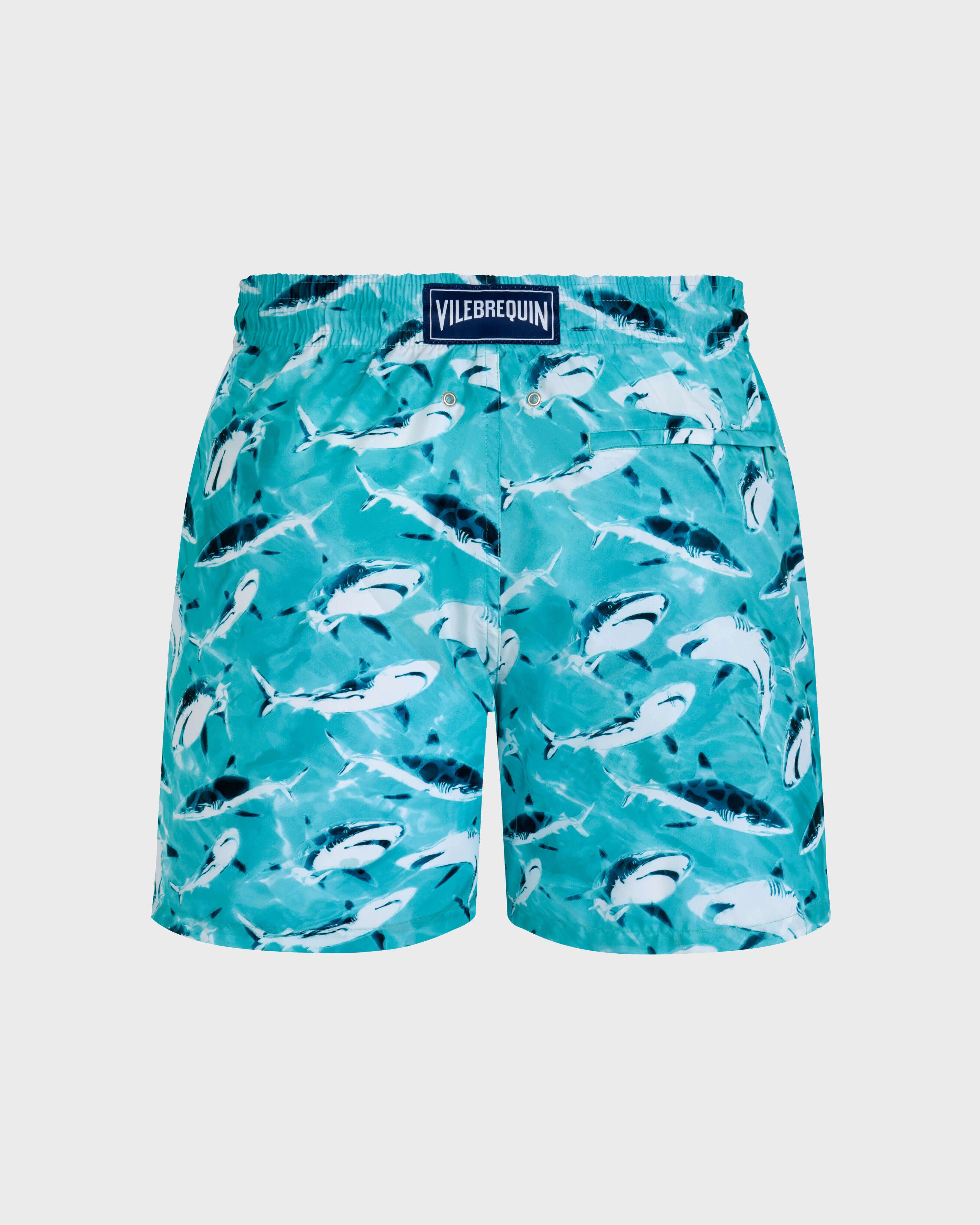 Men Ultra-Light and Packable Swim Trunks Requins LAGOON back view