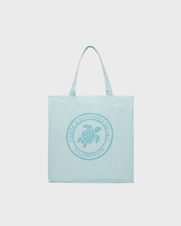 Vilebrequin - Linen Beach Bag Solid - Beach Bag - Babel - Blue - Size OSFA