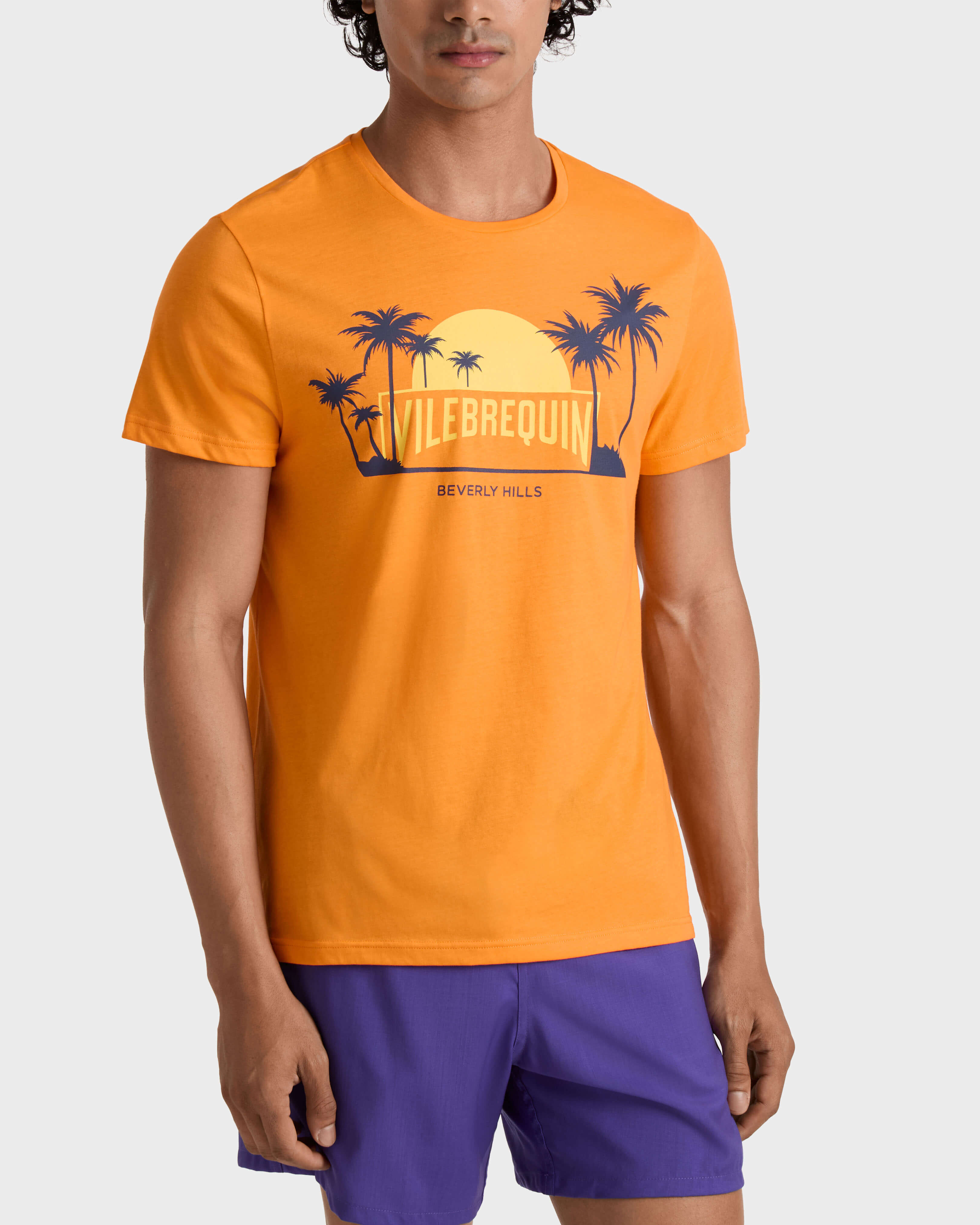 City T-Shirt aus Bio-Baumwolle für Herren VITAMIN frontworn view