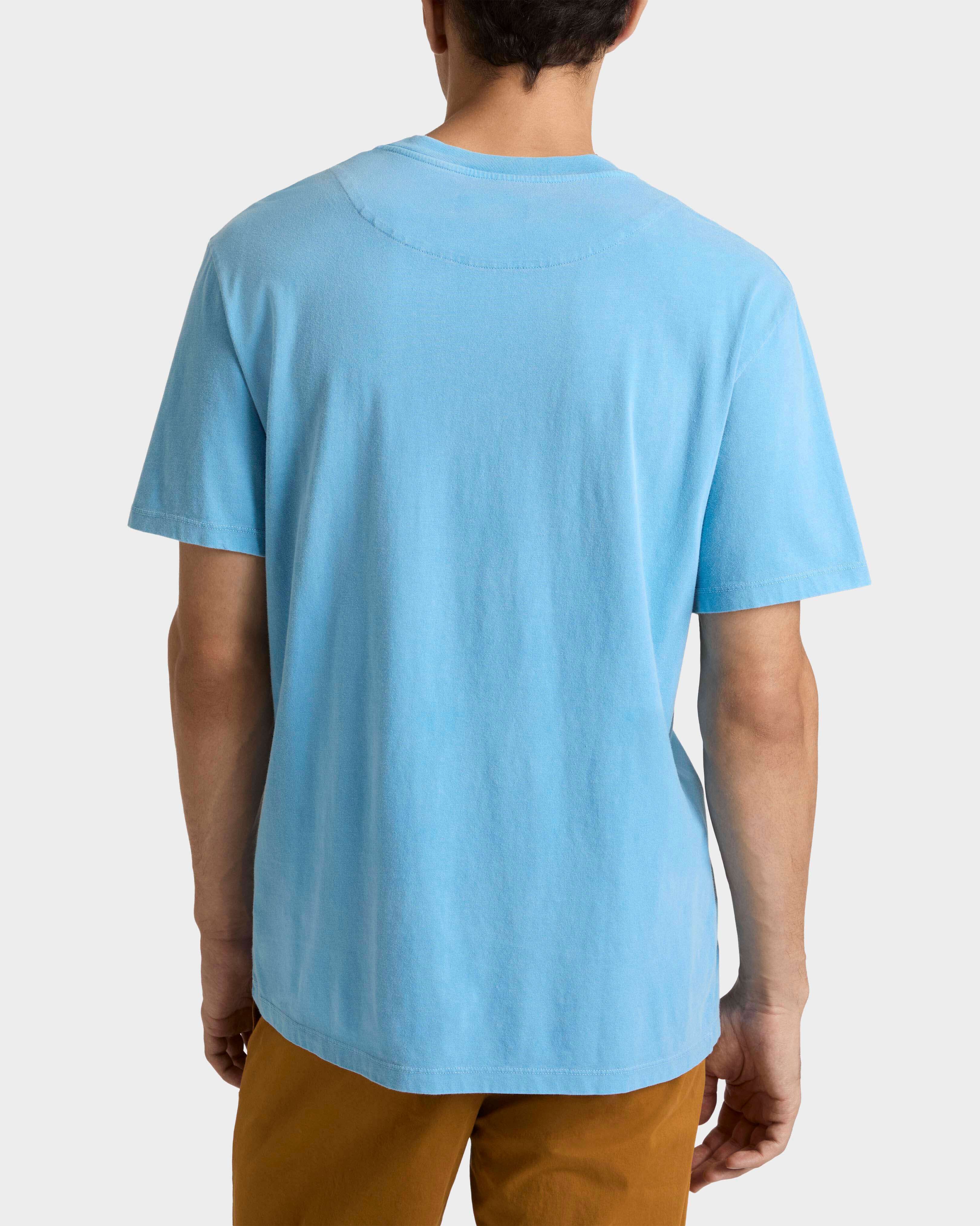 T-Shirt aus mineralgefärbter Baumwolle für Herren LARIMAR backworn view