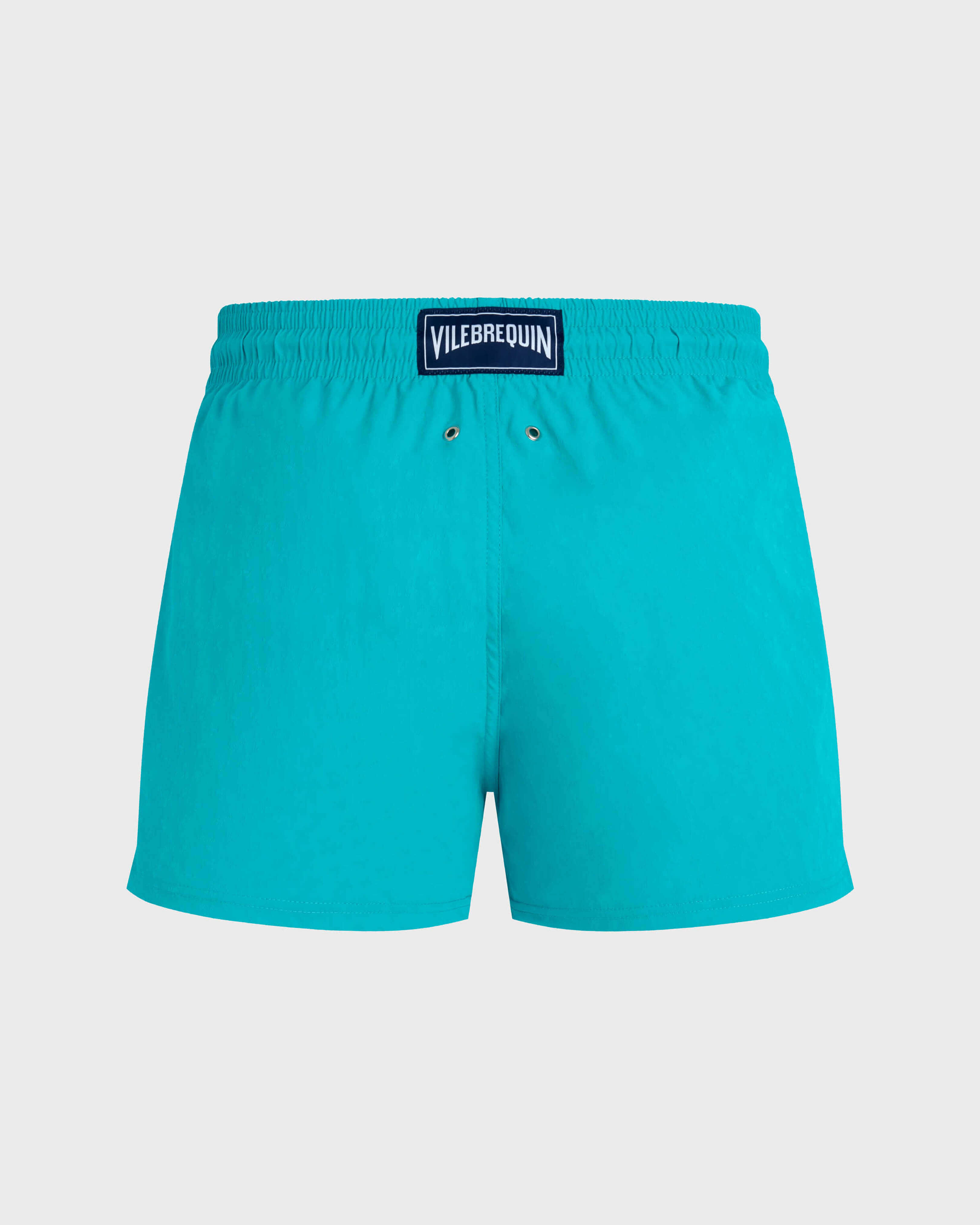 Men Short Swim Shorts Jacquard Turtles BORA BORA back view