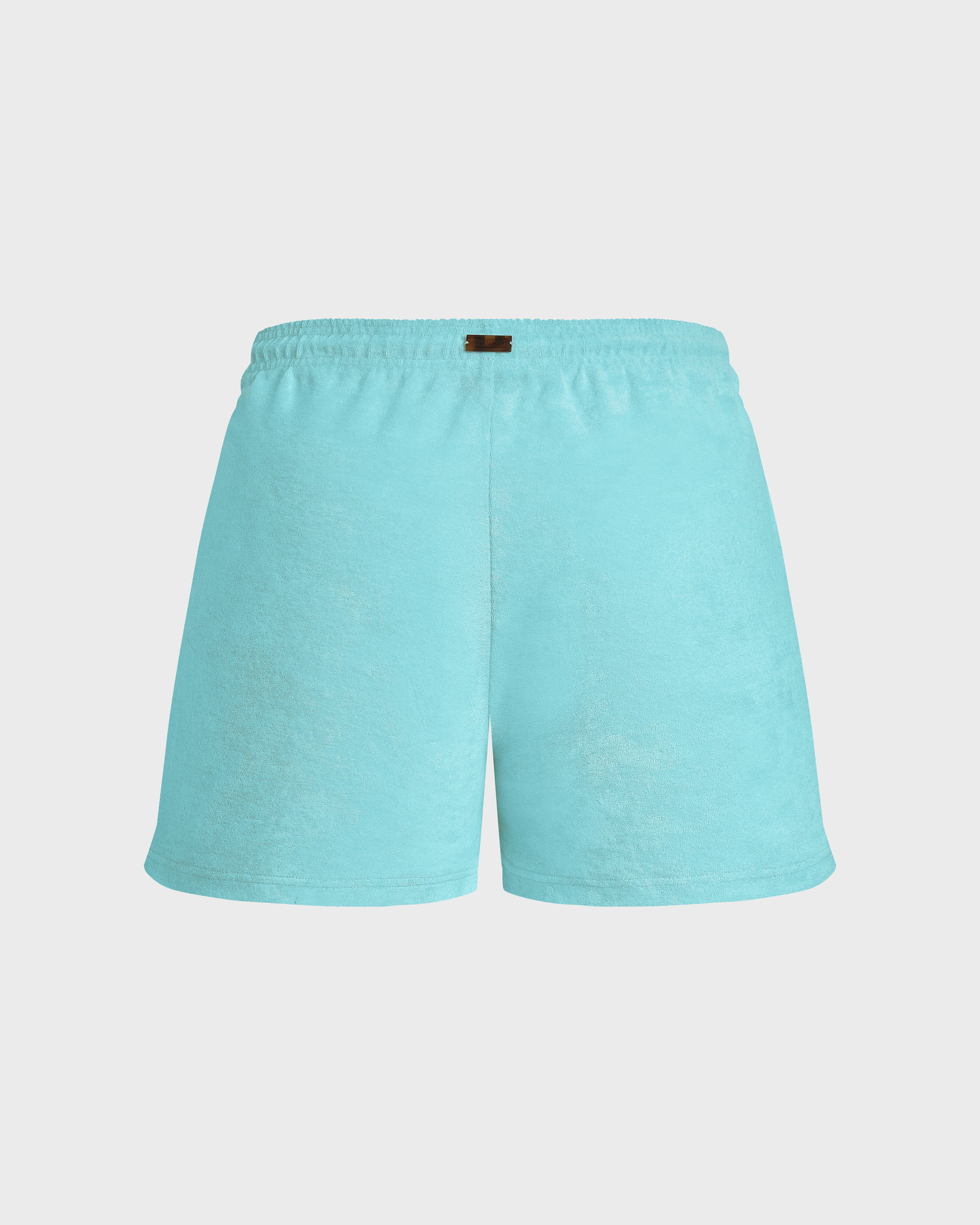 Short  en éponge femme uni OXYGENE back view