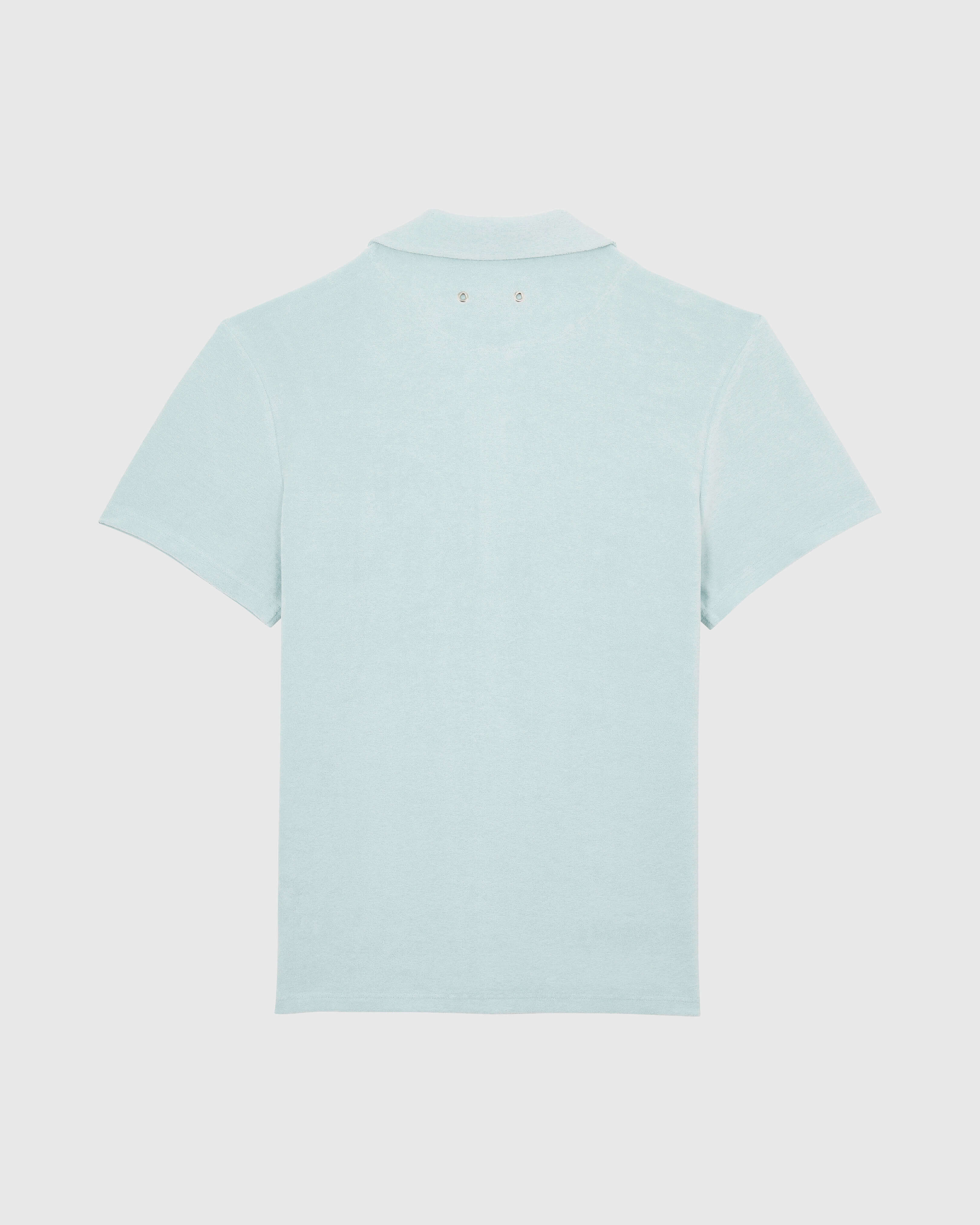 Terry Bowling Shirt Solid PACIFIC back view