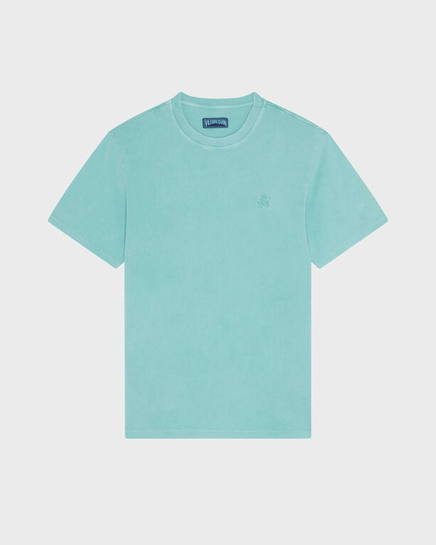 Vilebrequin - Men Mineral Dye Cotton T-shirt - Tee Shirt - Tangi - Green - Size S