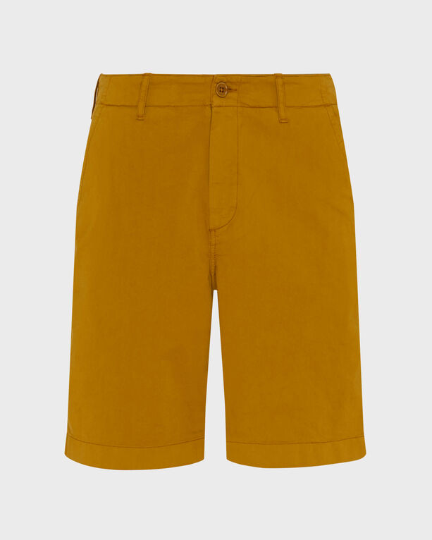 Vilebrequin Men Satin Cotton Bermuda Shorts Solid In Brown