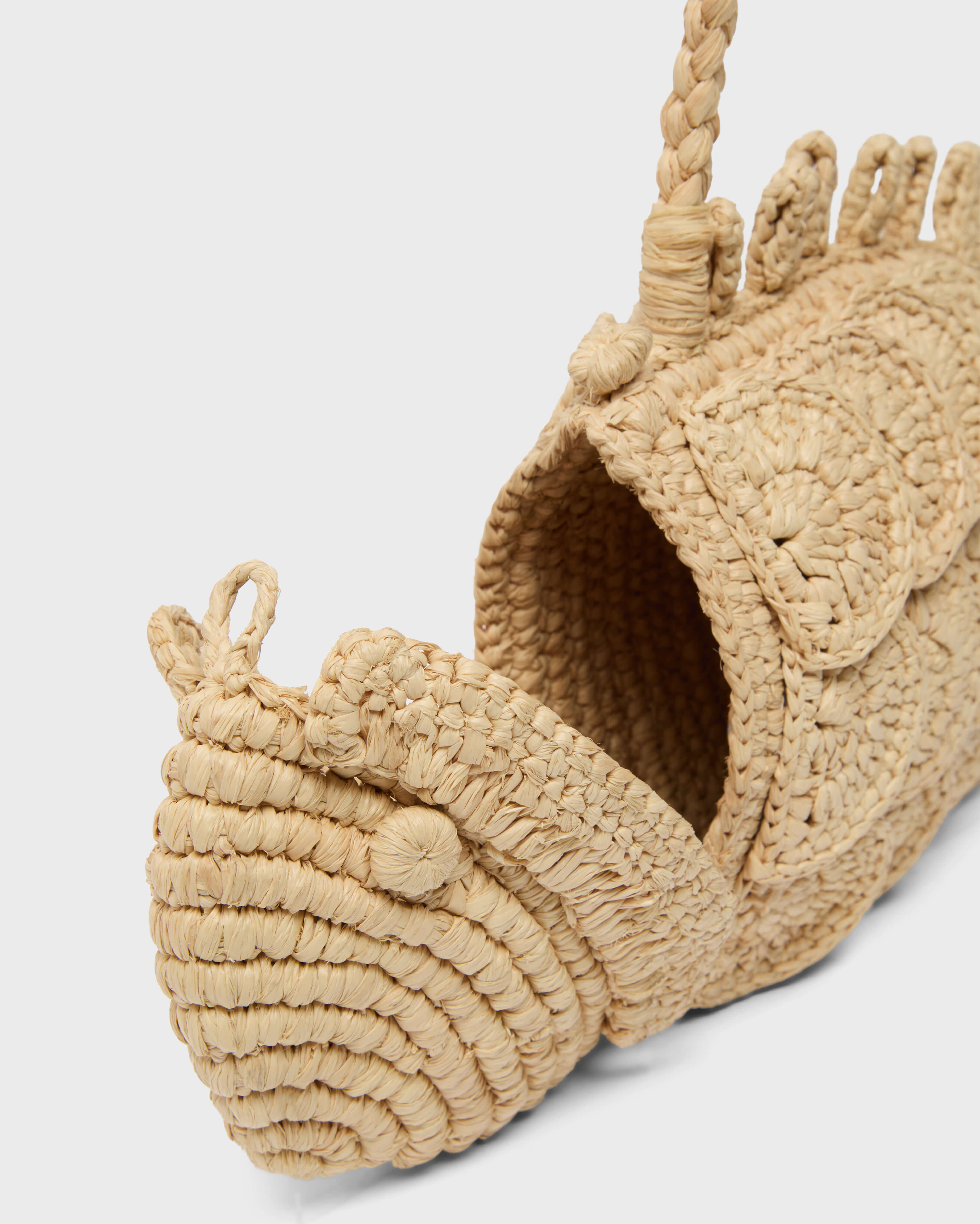 Women Raffia Small Fish Handbag NATURAL supp5 view