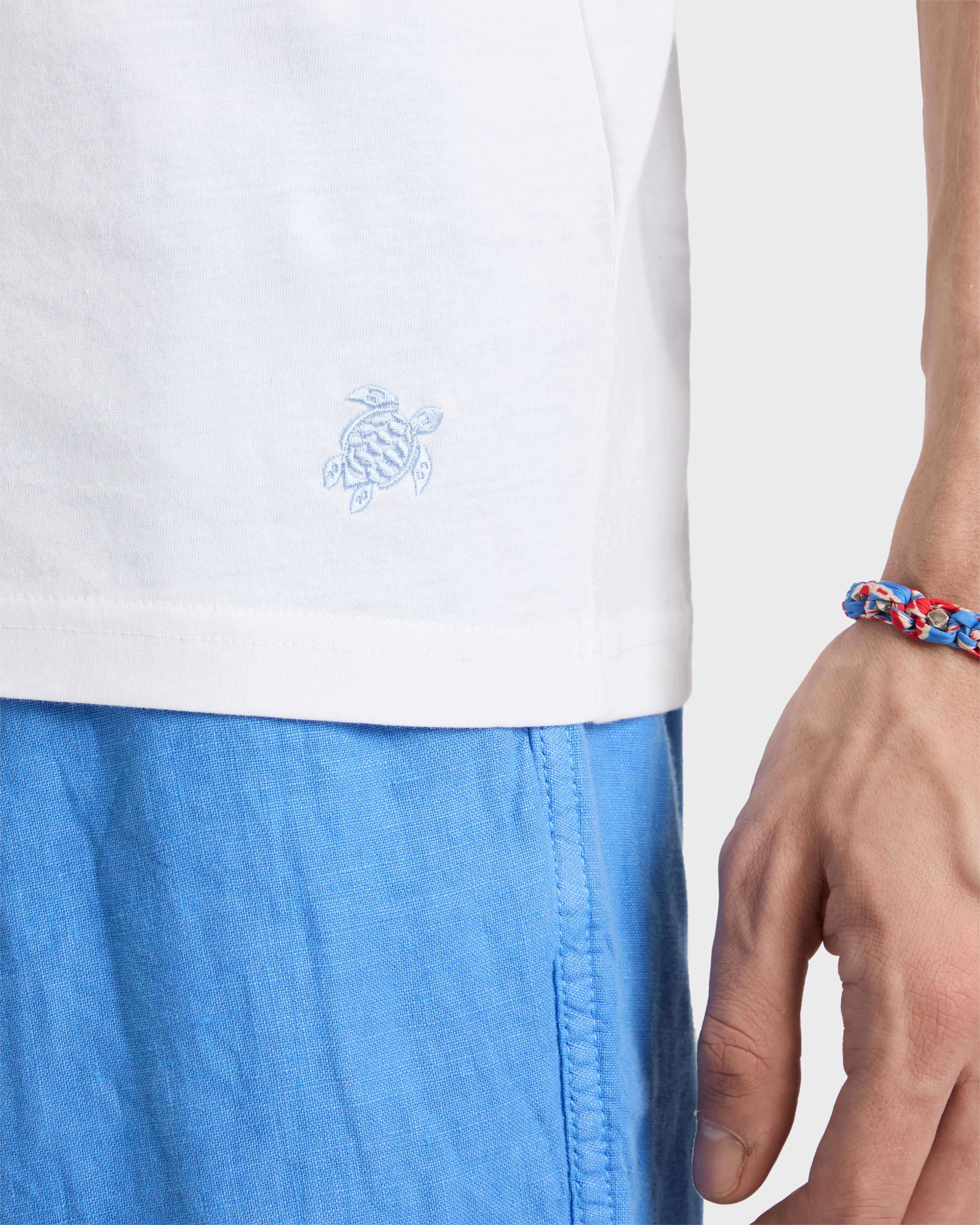 Men Cotton T-shirt Tropicalissimo NAVY supp1 view