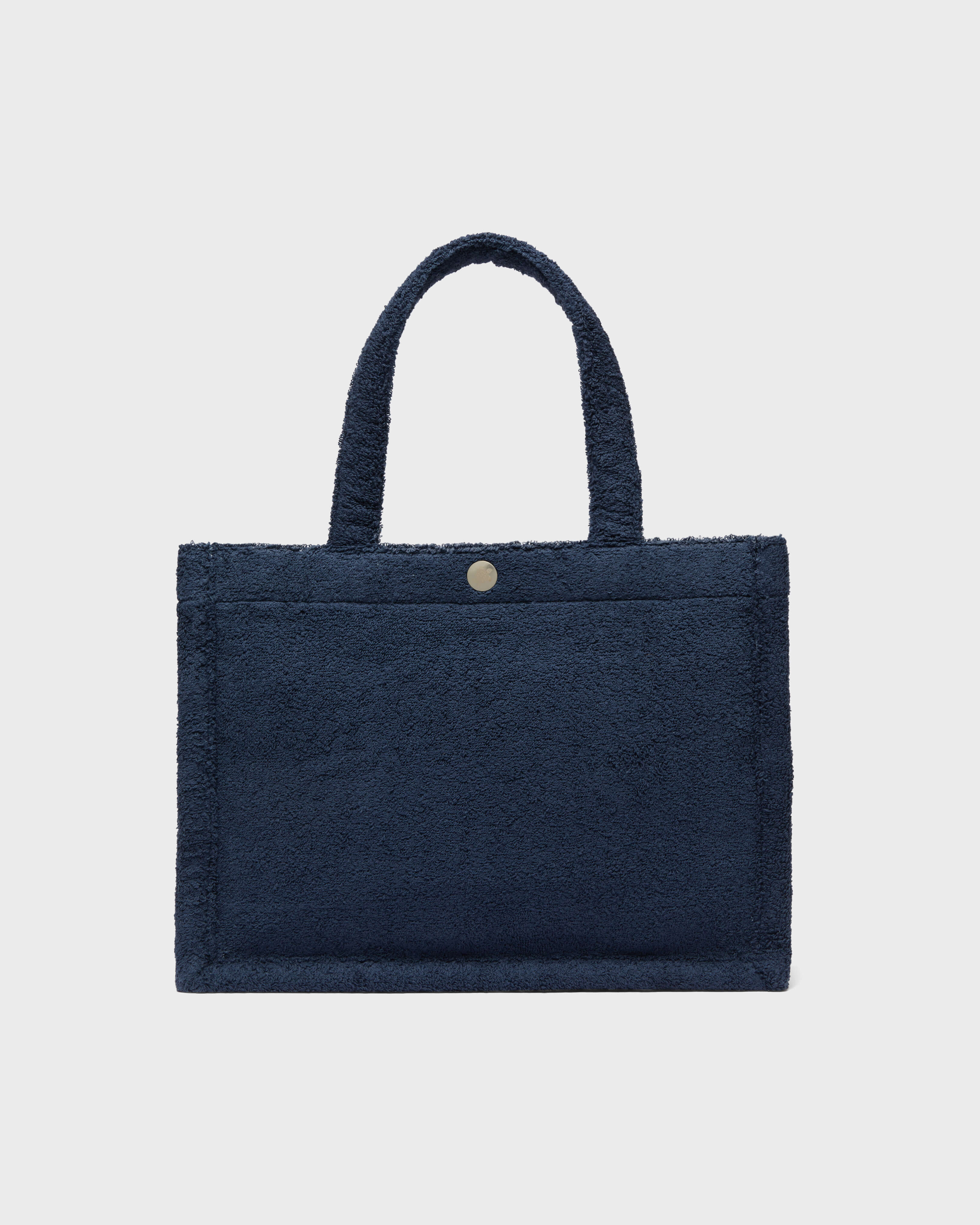 Women Terry Beach Bag Turtle NAVY back view