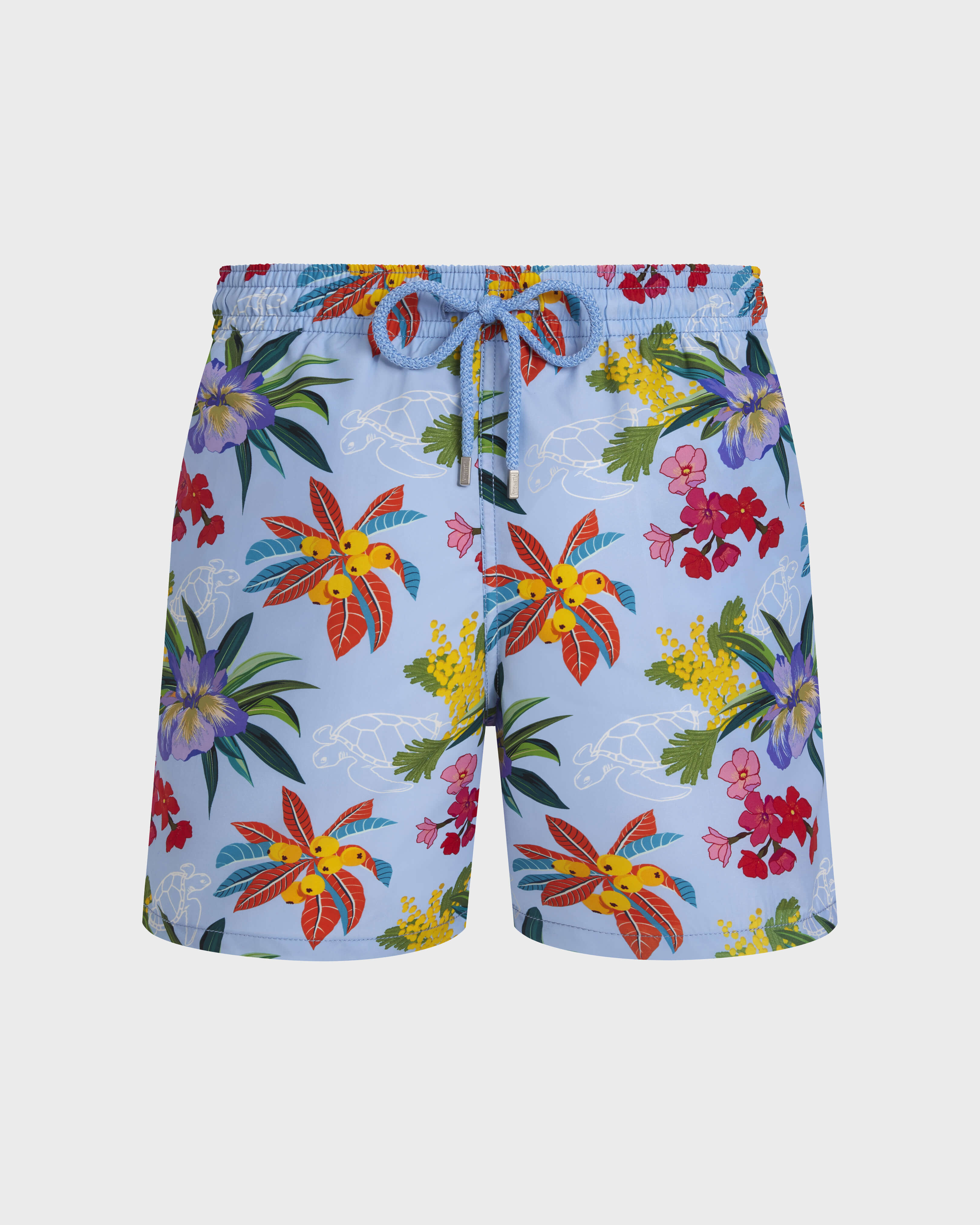 Bañador con estampado Garden Turtles para hombre FLAX FLOWER front view