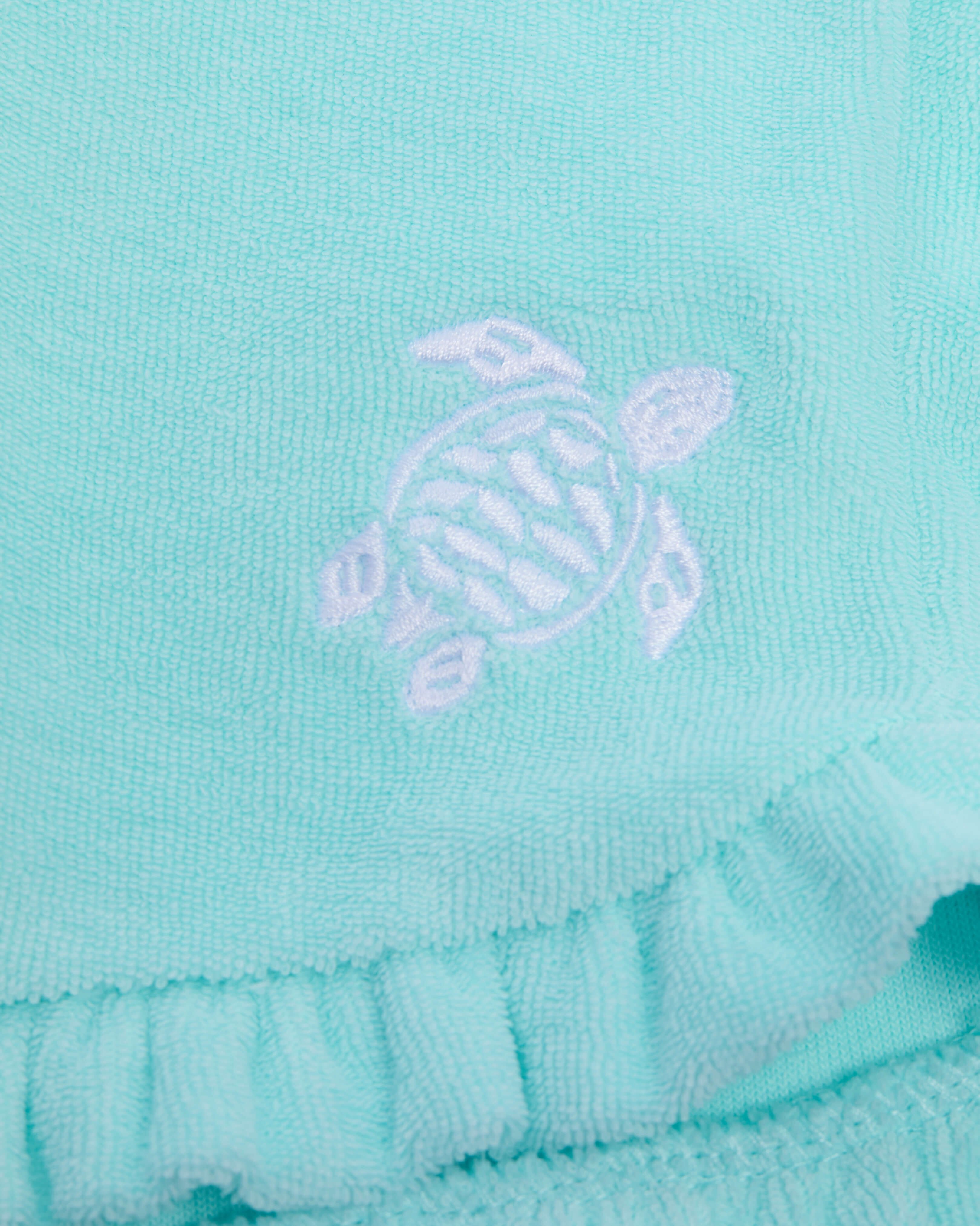 Short en éponge fille Tortue brodée OXYGENE supp4 view