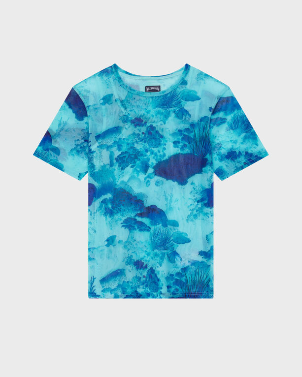 Vilebrequin - Women Tulle T-shirt Coral Reef - Tee Shirt - Lillie - Blue - Size S