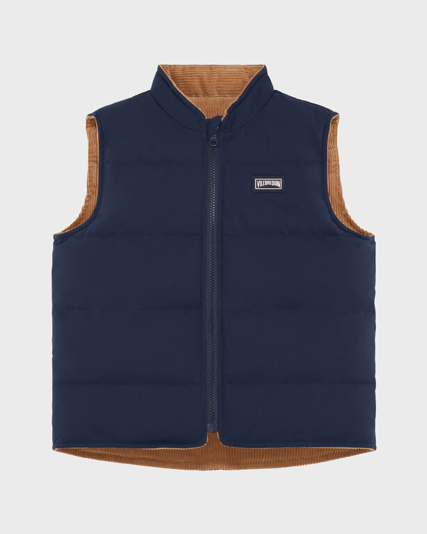 Vilebrequin - Wendbare, Unifarbene Daunenjacke Für Jungen - Jacke - Galaos - Marone - Größe 10