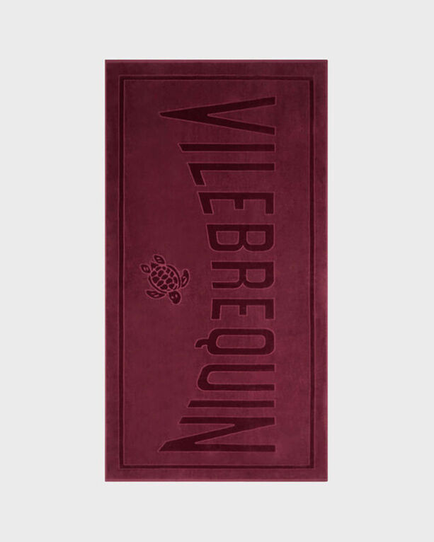 Vilebrequin - Solid Strandtuch Aus Bio-baumwolle - Strandtuch - Sand - Rot - Größe OSFA