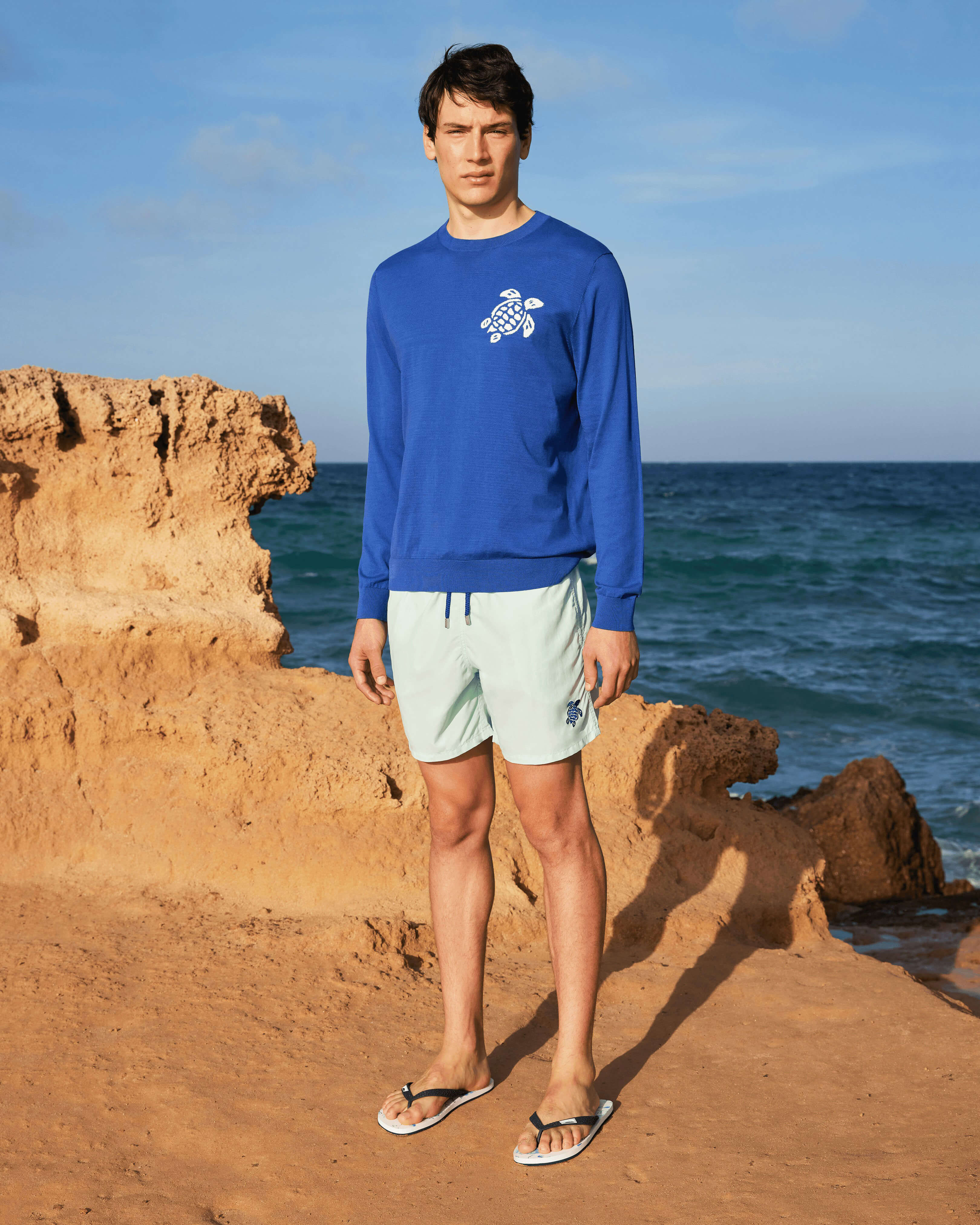 Men Cotton Sweater Turtle MARRAKECH look1 view
