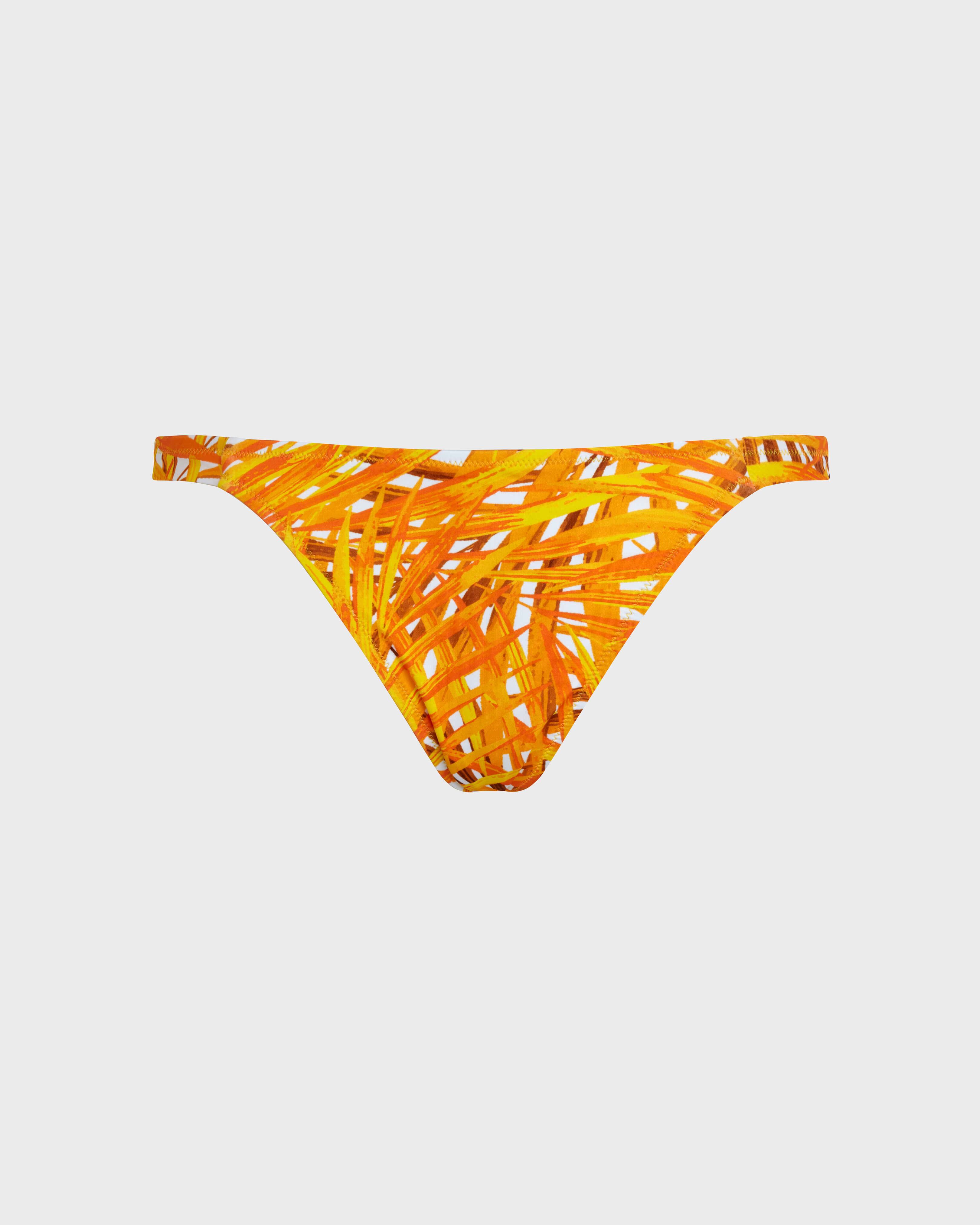 Women Tanga Bikini Bottom Palm Leaves MANGO front view