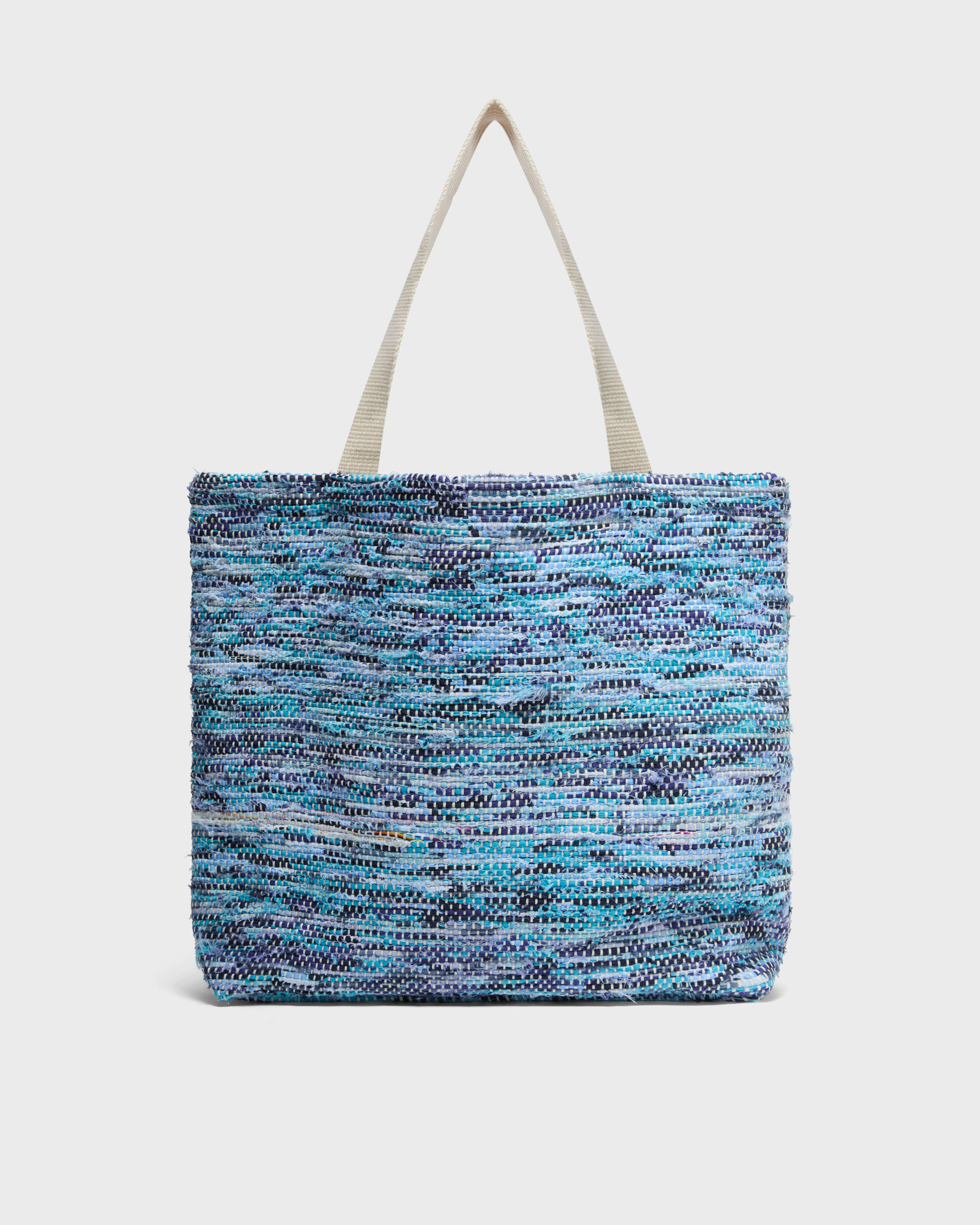 Bolsa grande de playa UNICA COLOR back view