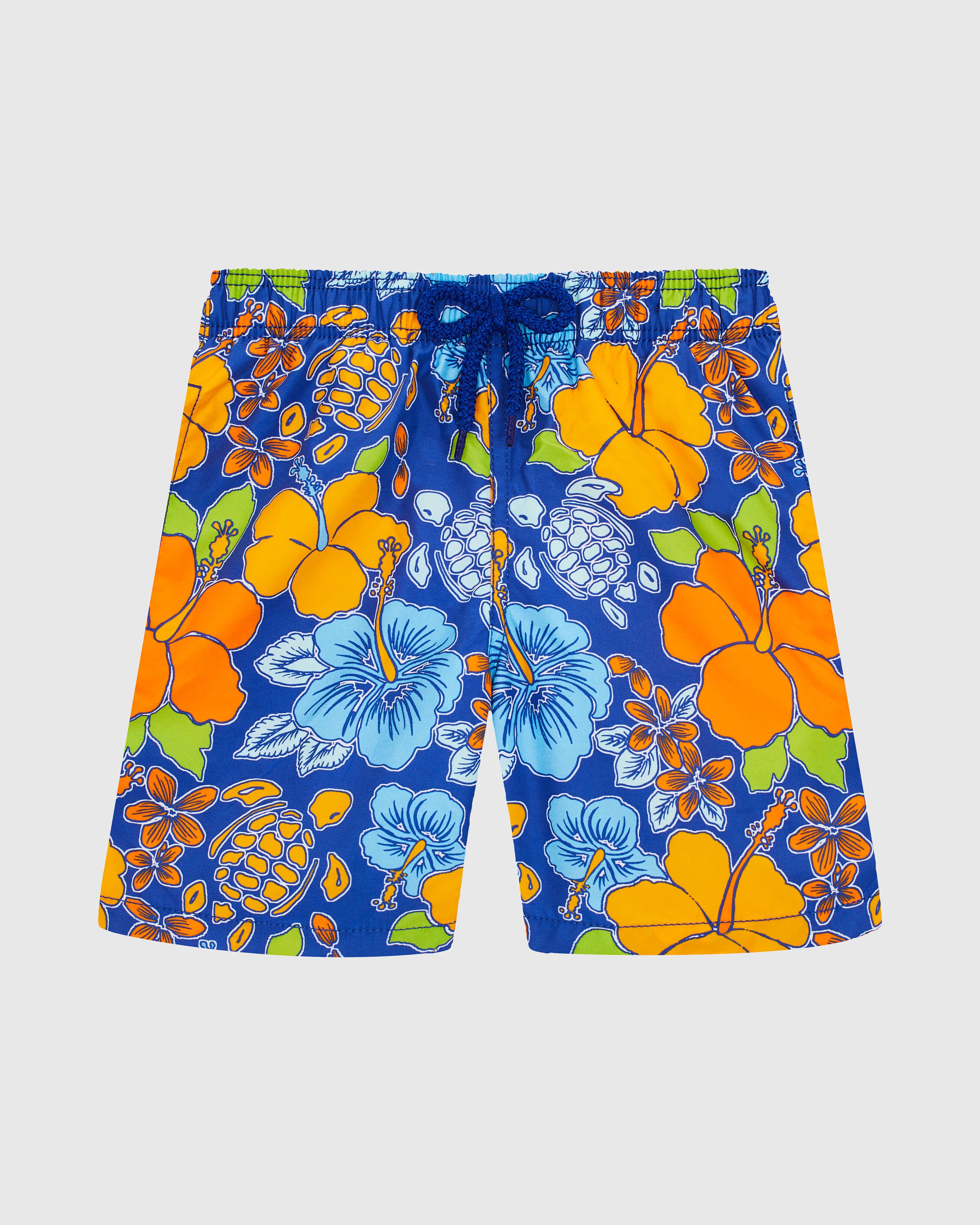 Boys Swim Shorts Tropical Turtle MARRAKECH front view
