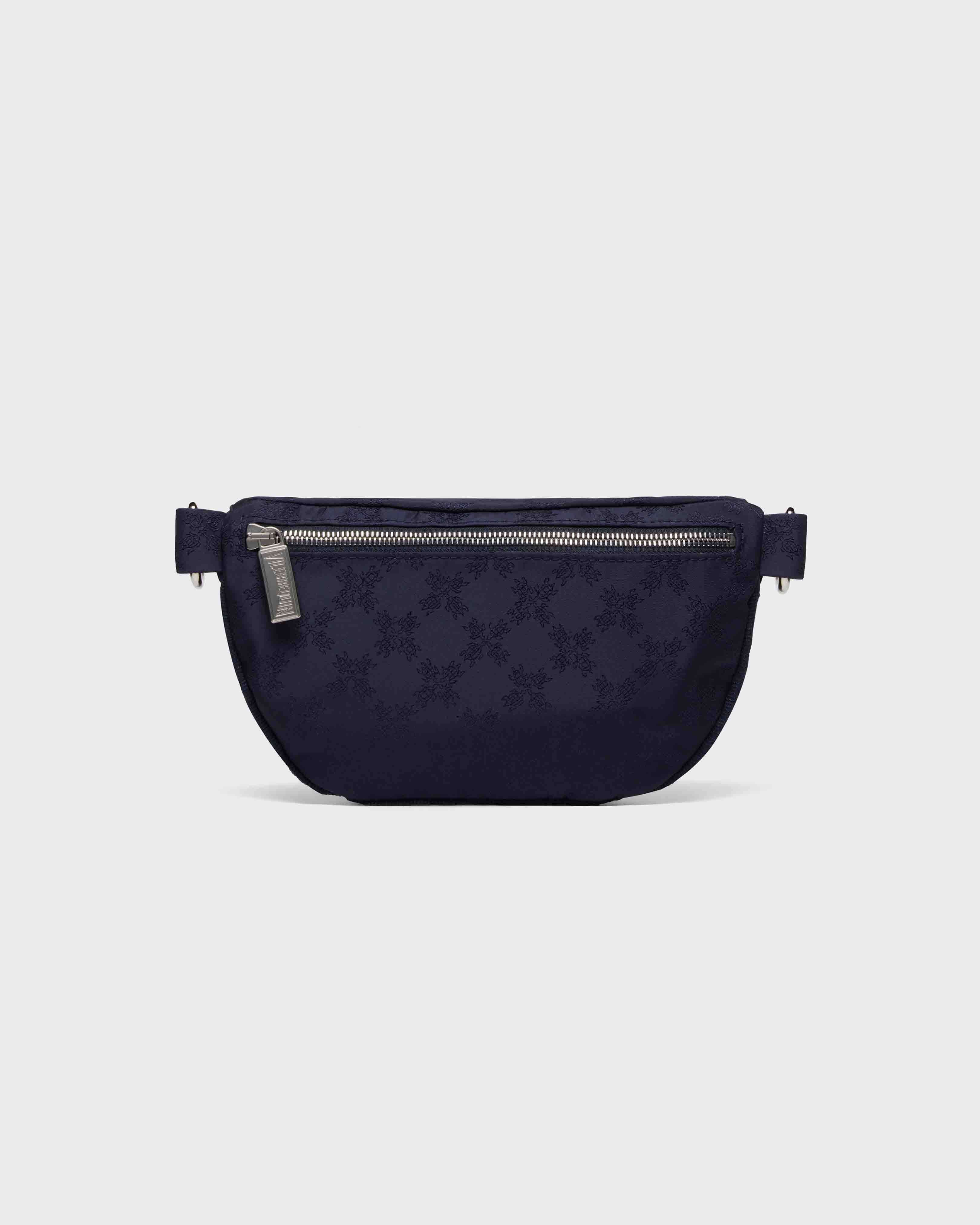 Waist Bag Turtle Monogram NAVY back view