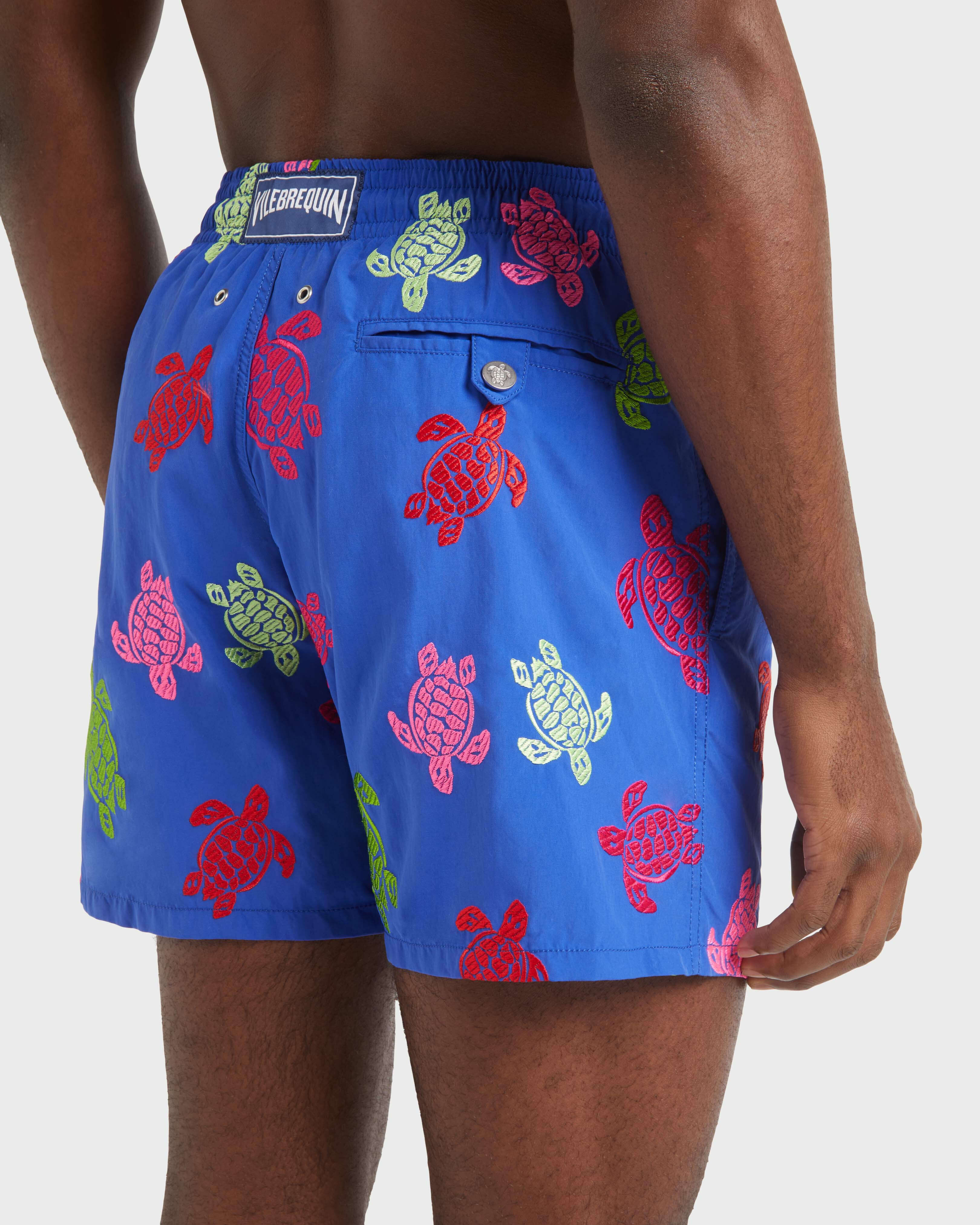Men Swim Shorts Embroidered Tortue Multicolore - Limited Edition MARRAKECH supp2 view