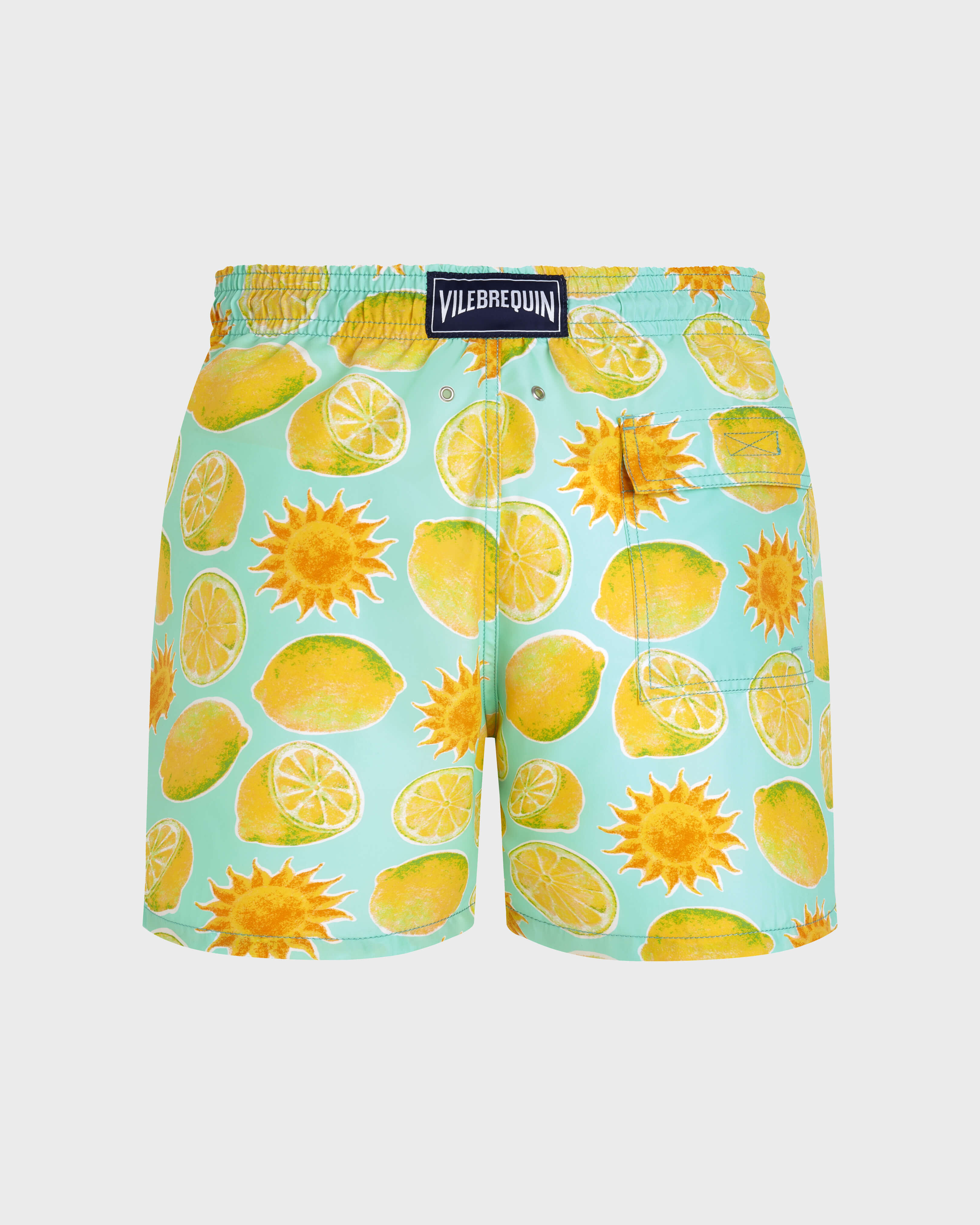 Men Swim Shorts Limonade CARIBBEAN back view