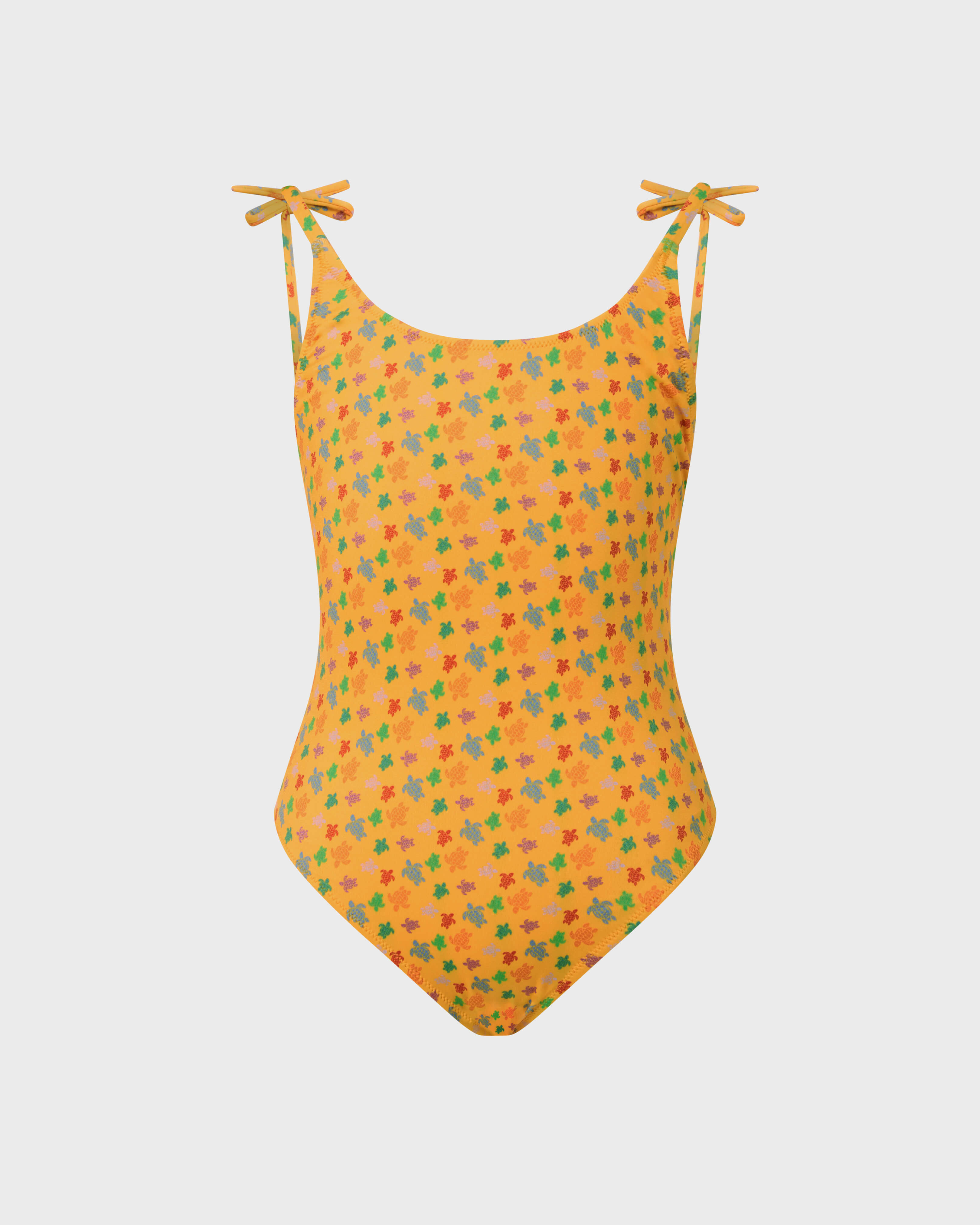 Maillot de bain une pièce fille Micro Ronde des Tortues MAÏS front view