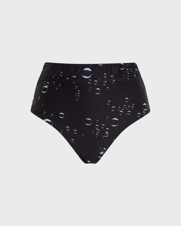 Vilebrequin - Women High-waisted Bikini Bottom Bubble 3d - Swimwear - Frosty - Black - Size XS
