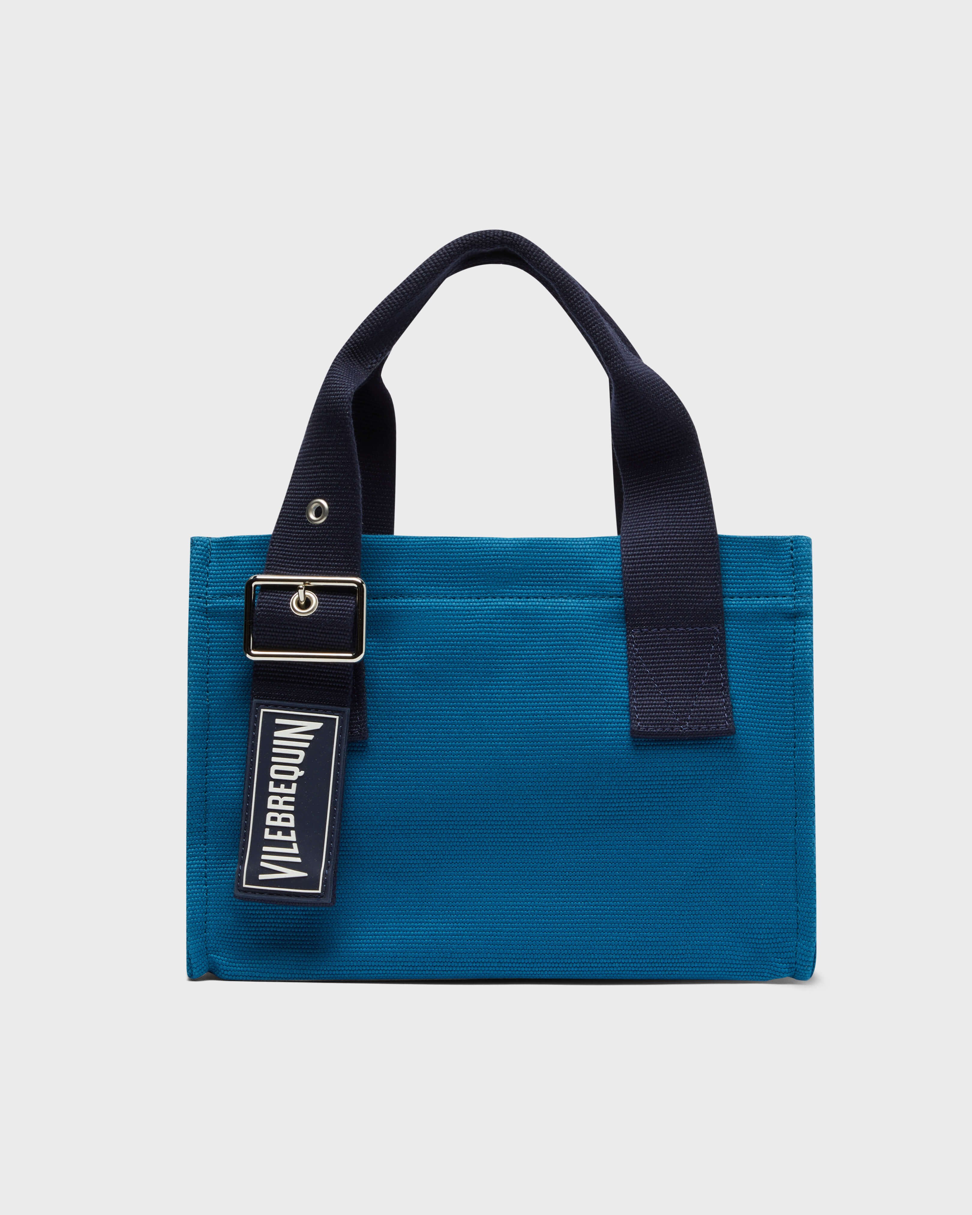 Mini Beach Bag PEACOCK front view