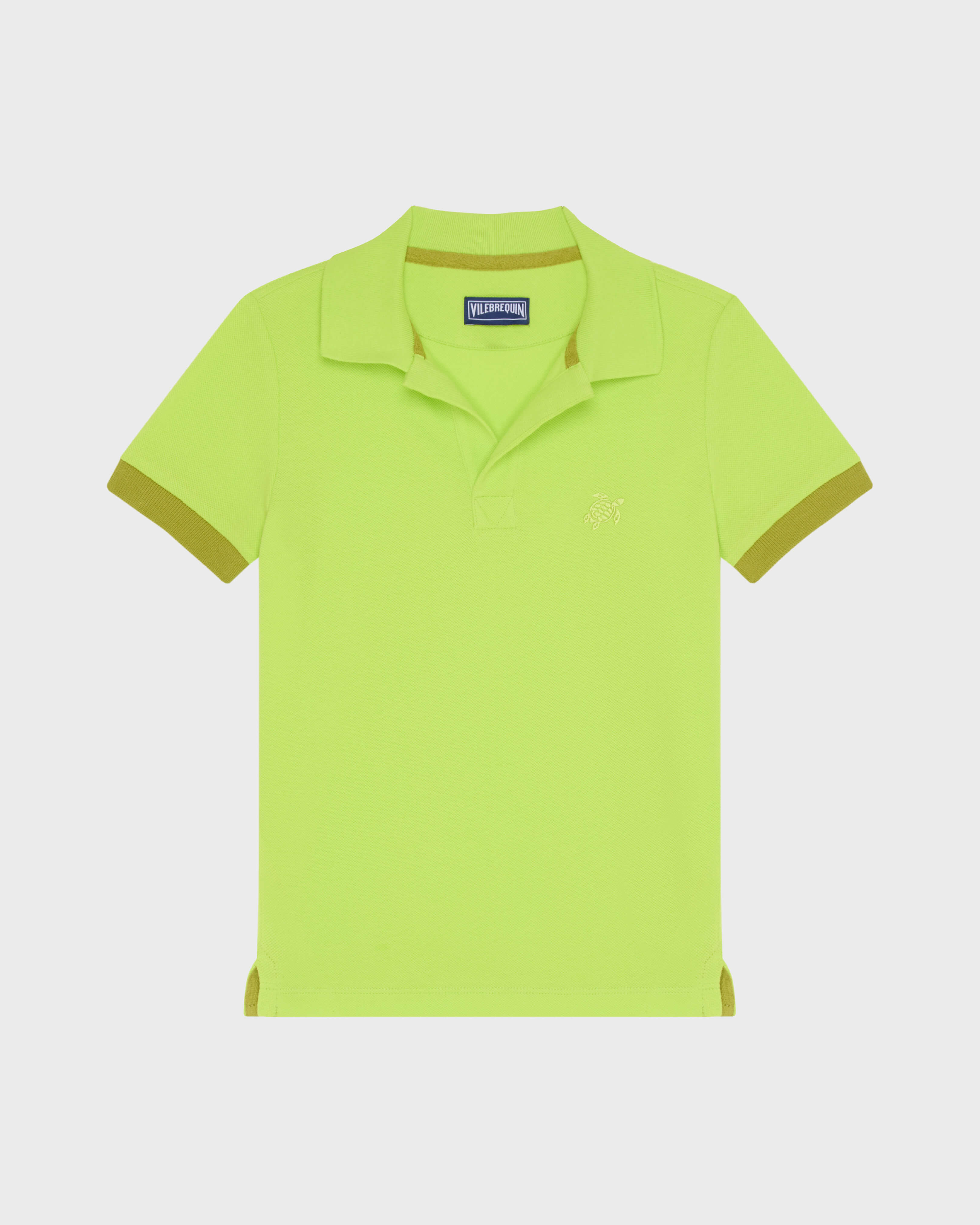 Boys Organic Cotton Polo Solid 433 front view