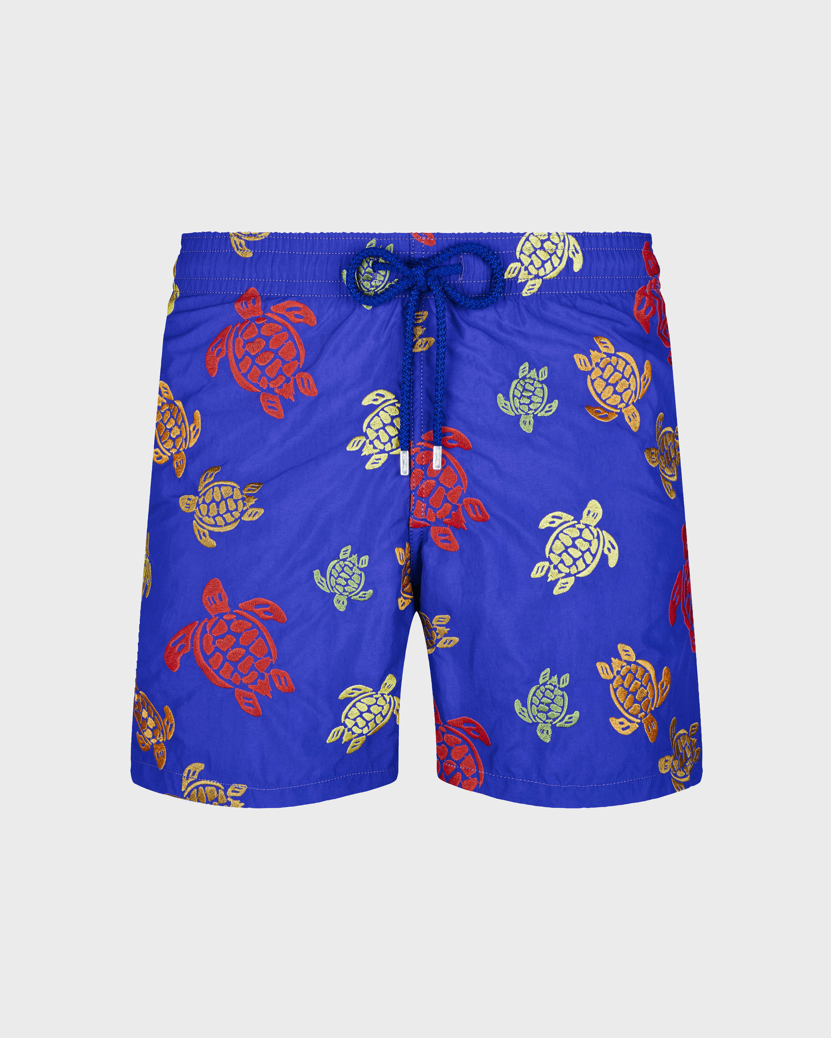 Bañador con bordado Ronde Des Tortues para hombre de edición limitada PURPLE BLUE front view