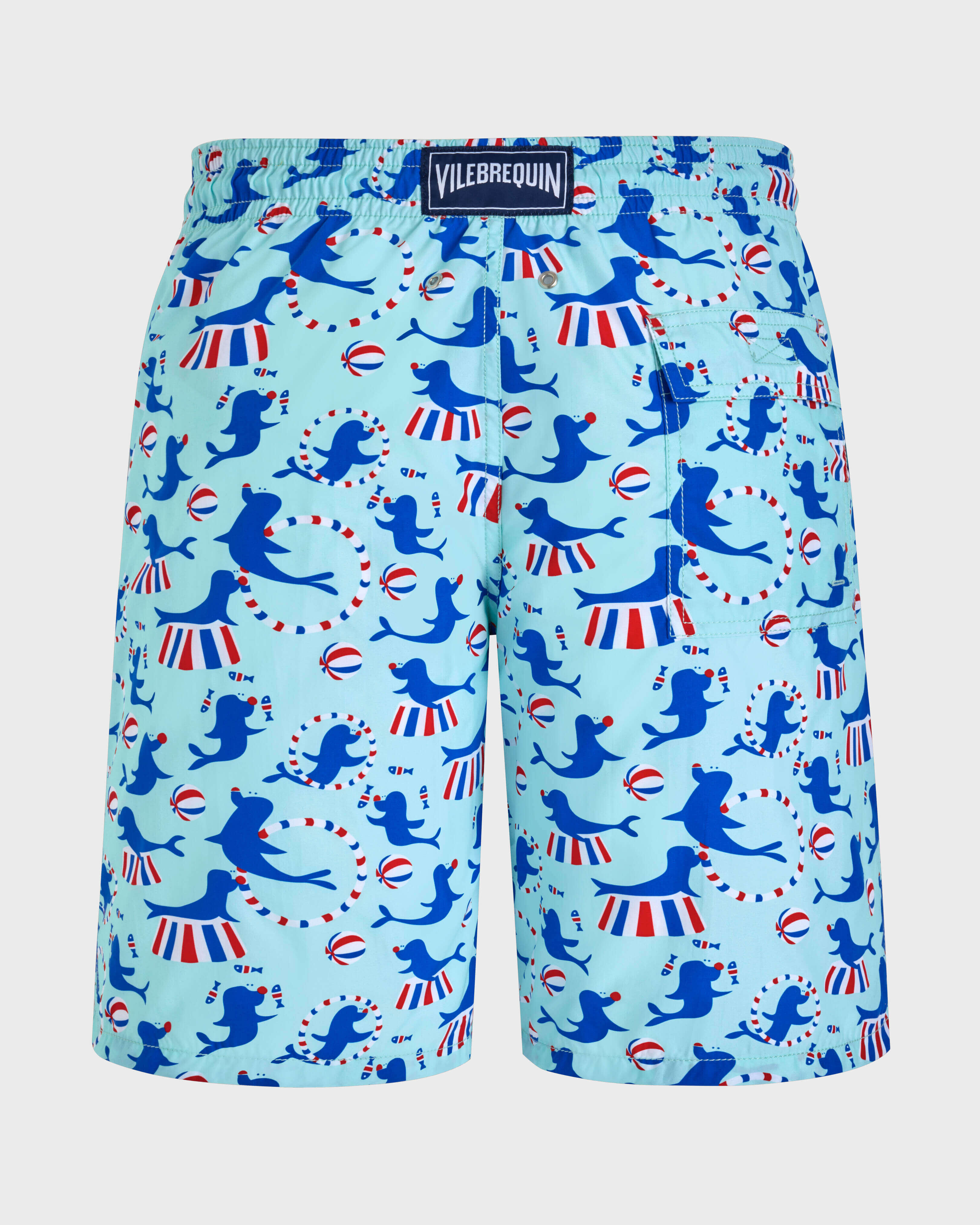 Men Long Swim Shorts Glowed Stars THALASSA back view
