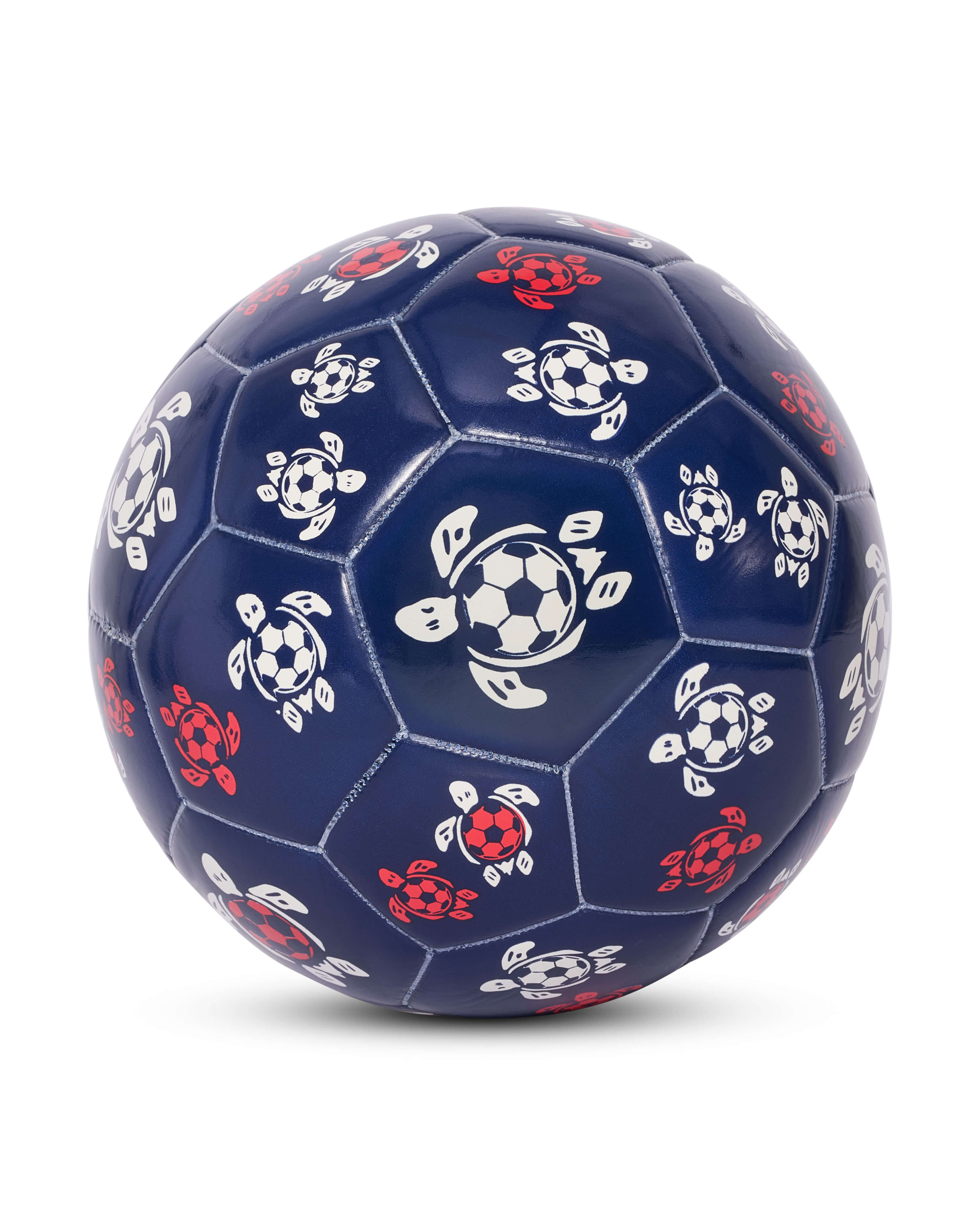Soccer Ball Ronde des Tortues NAVY back view