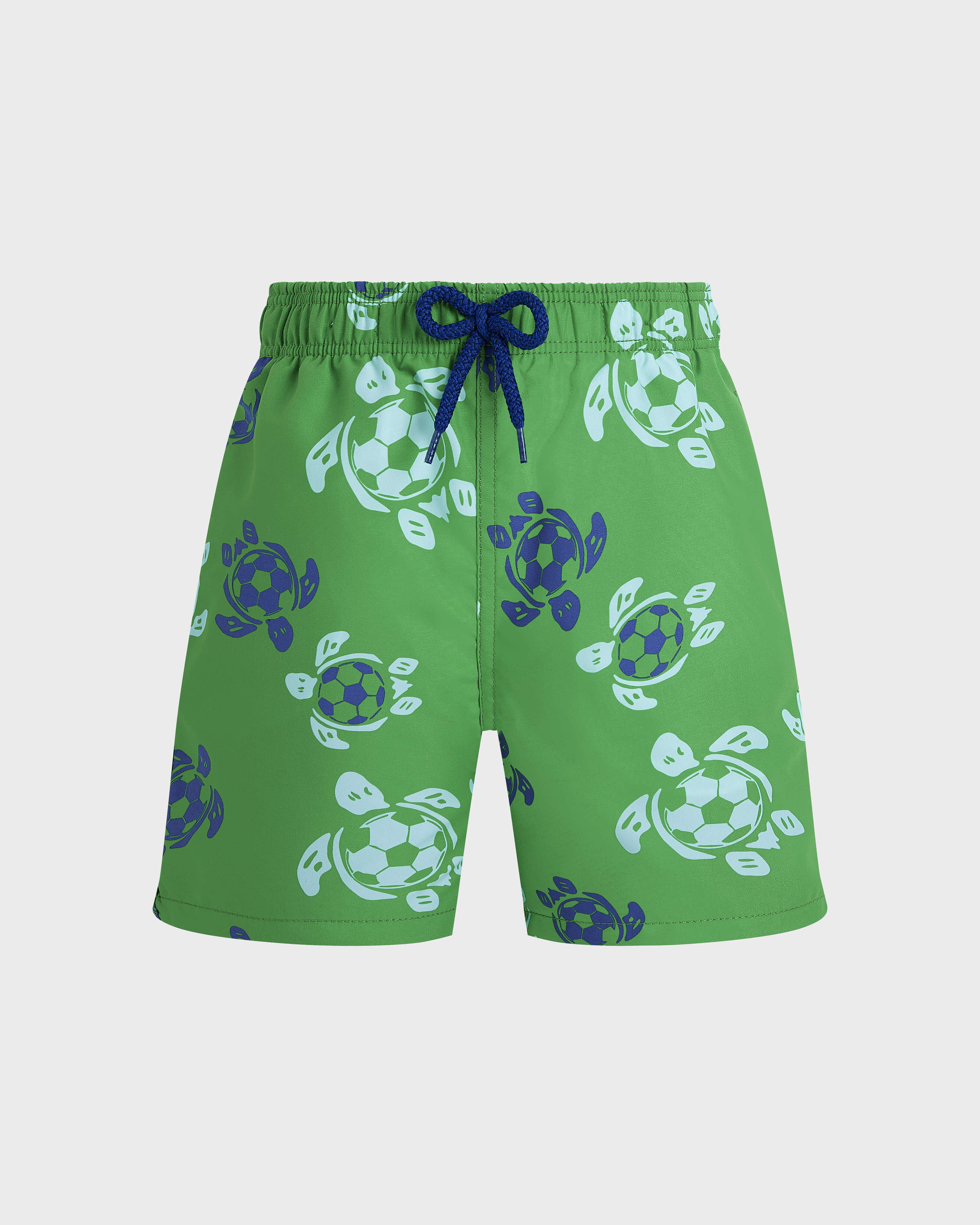 Bañador con estampado Soccer Turtles para niño LASER front view