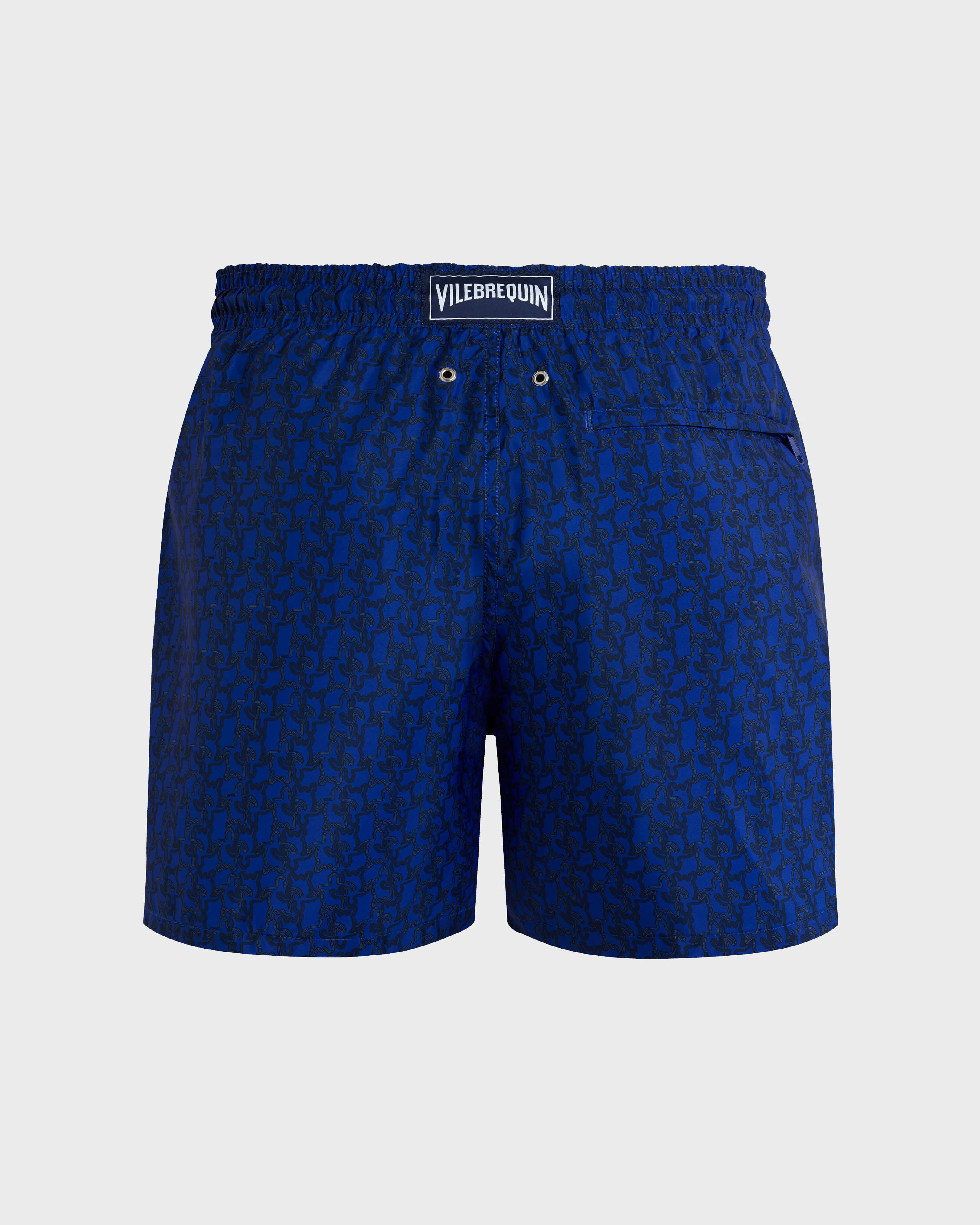 Men Ultra-light and packable Swim Shorts Turtlles Net MARRAKECH back view