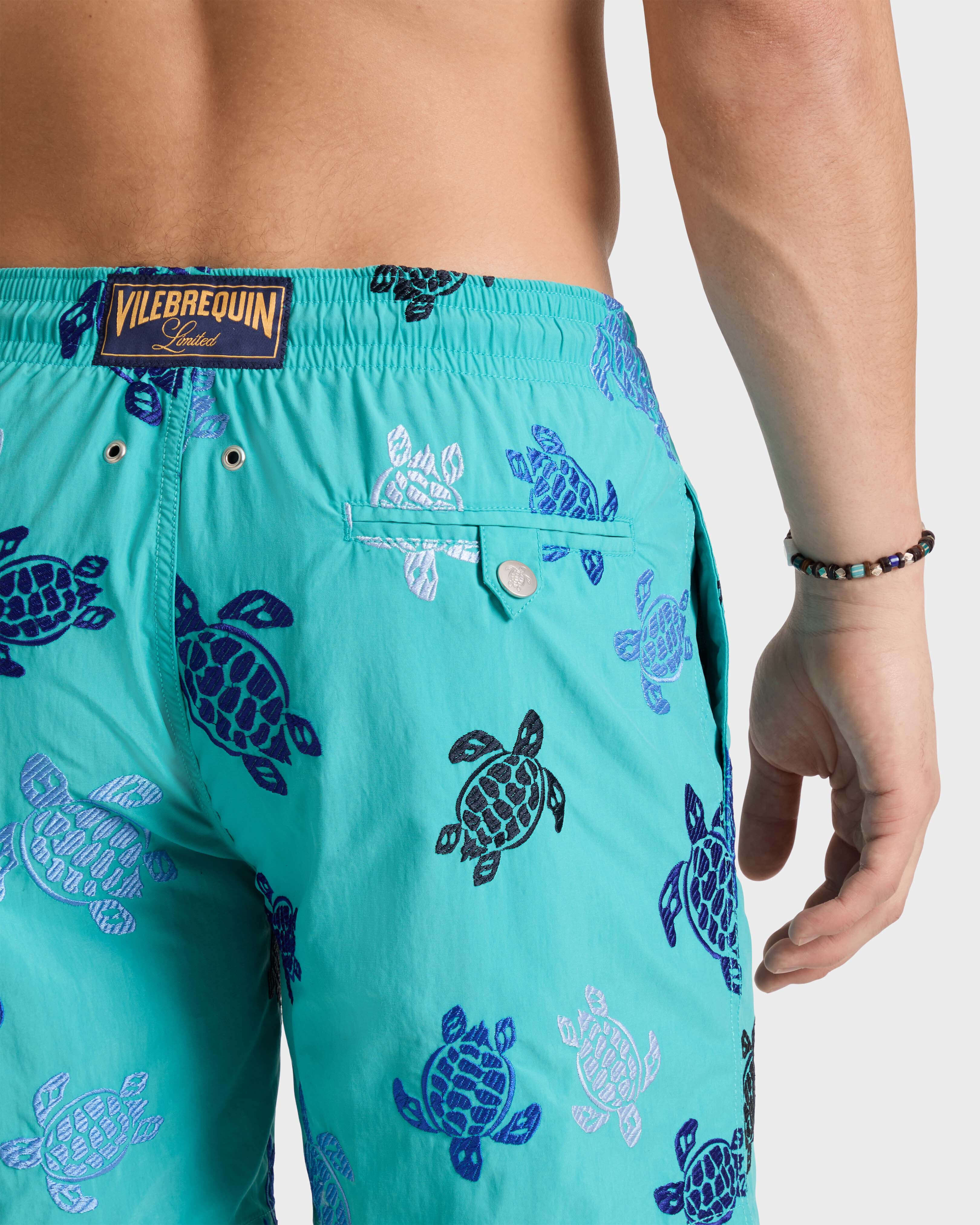 Ronde des Tortues Badeshorts mit Stickerei für Herren – Limitierte Serie PARATY supp1 view