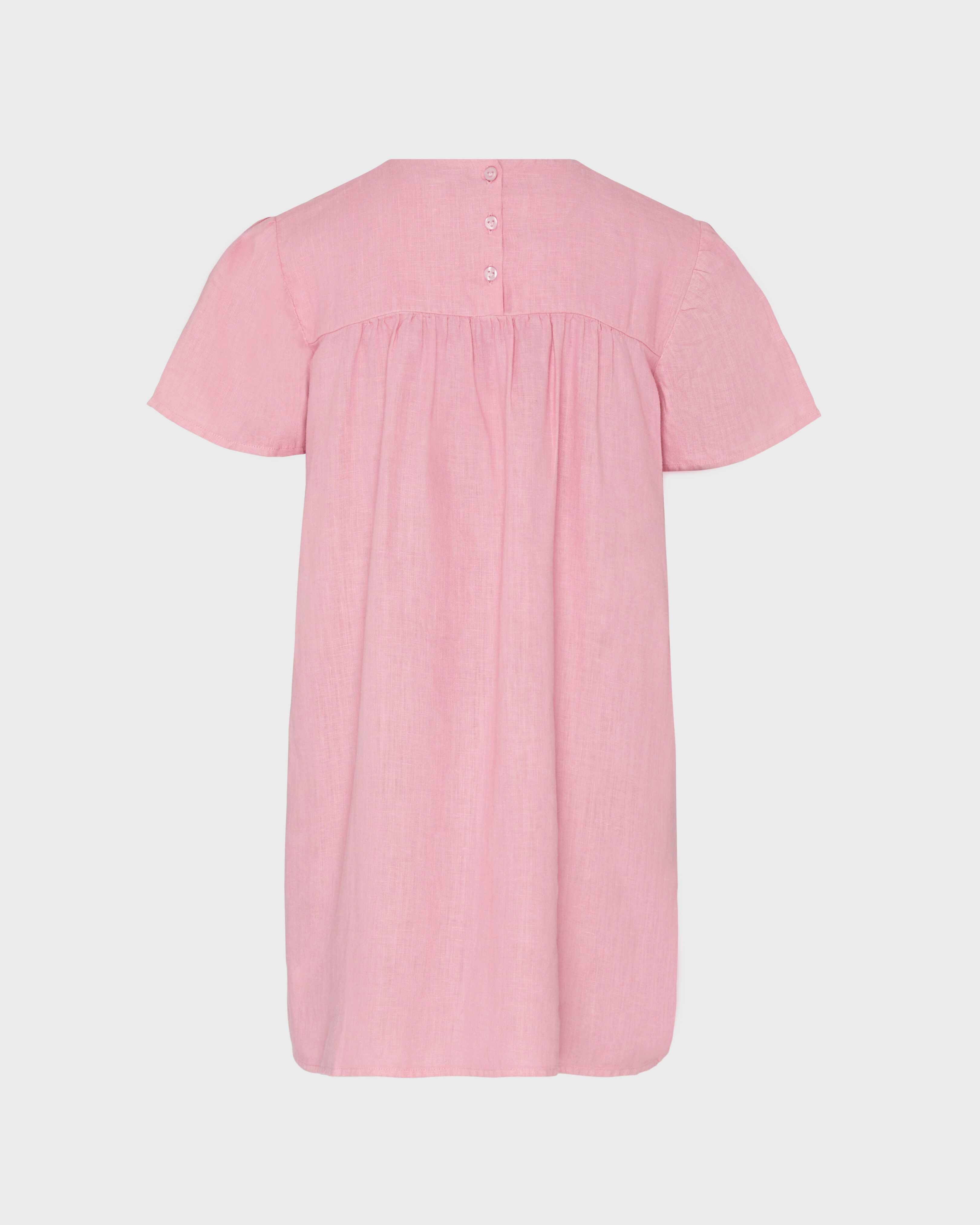 Girls Linen Dress BOUDOIR back view