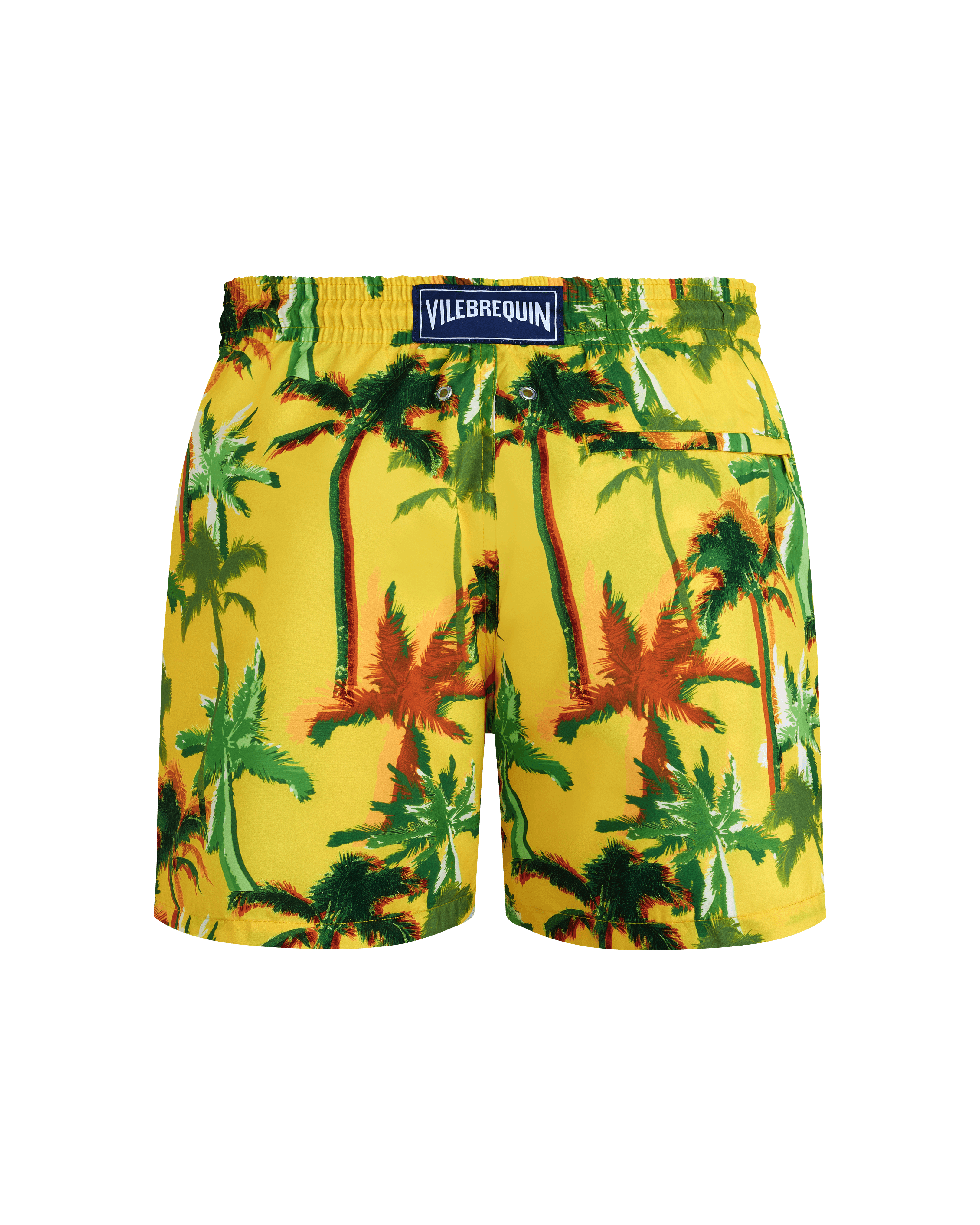 Men Ultra-light and packable Swim Shorts Palms Offset SUN back view