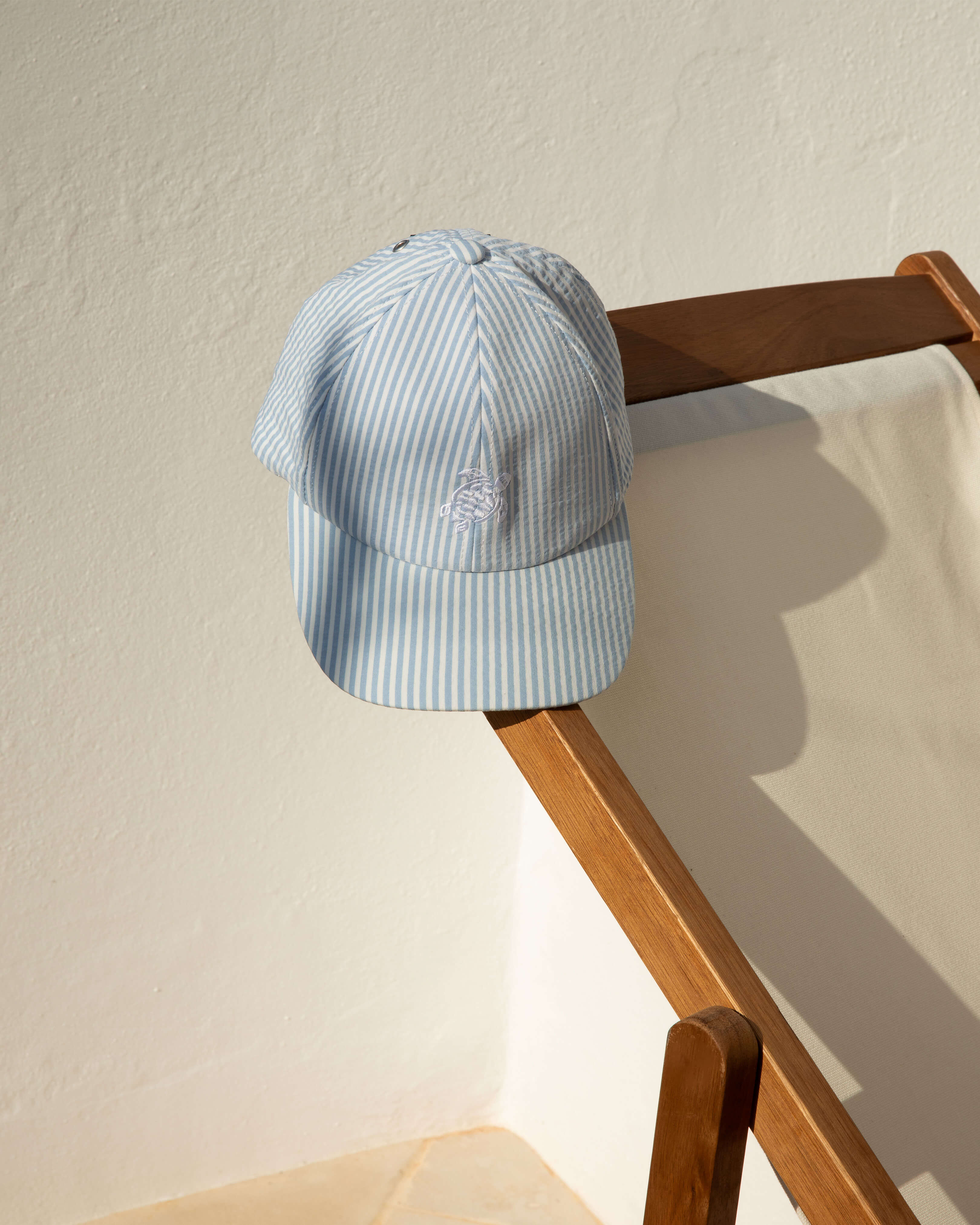 Striped Seersucker Kappe für Herren CLOUDY override view