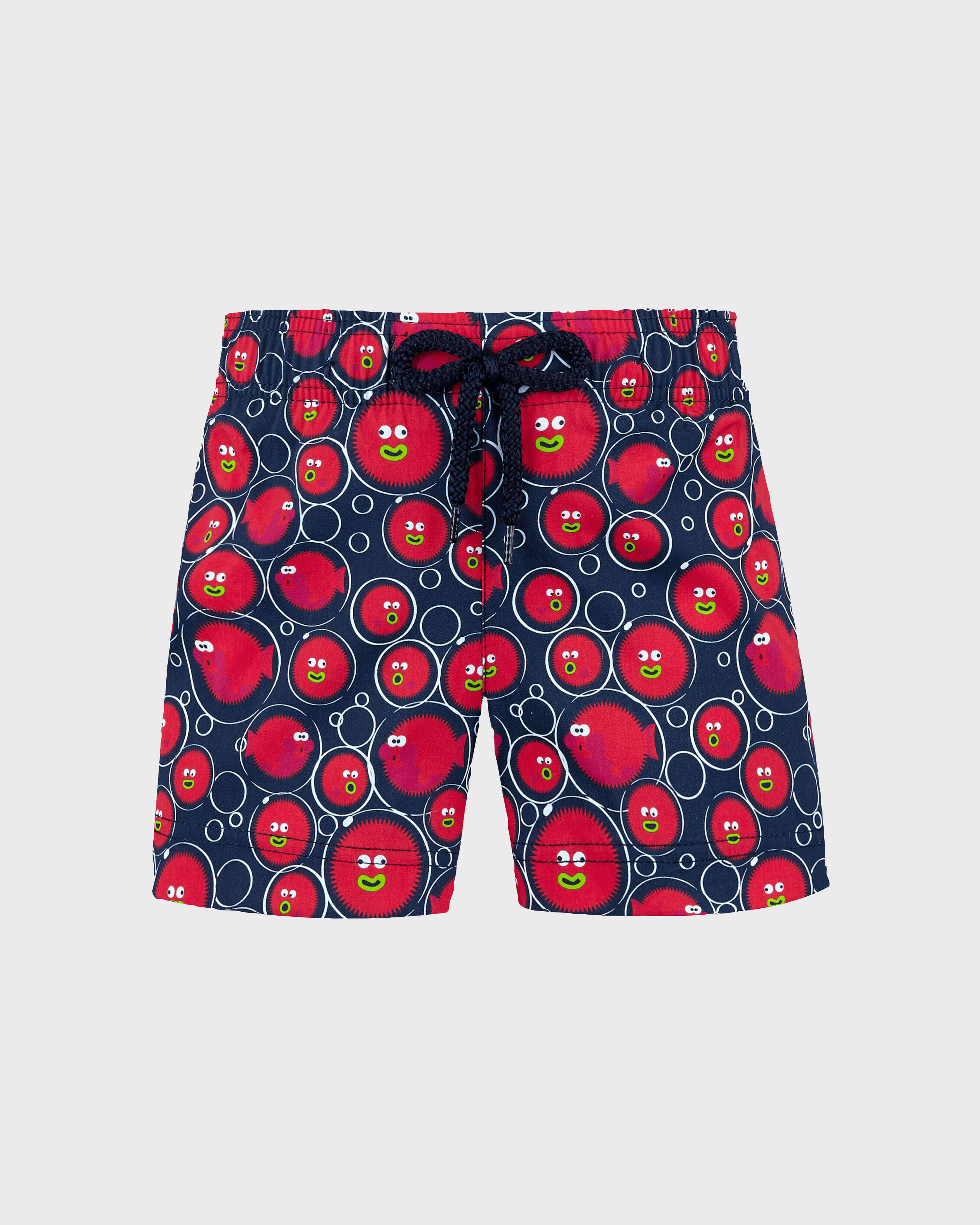 Girls Swim Short Crackers BLU MARINE front view