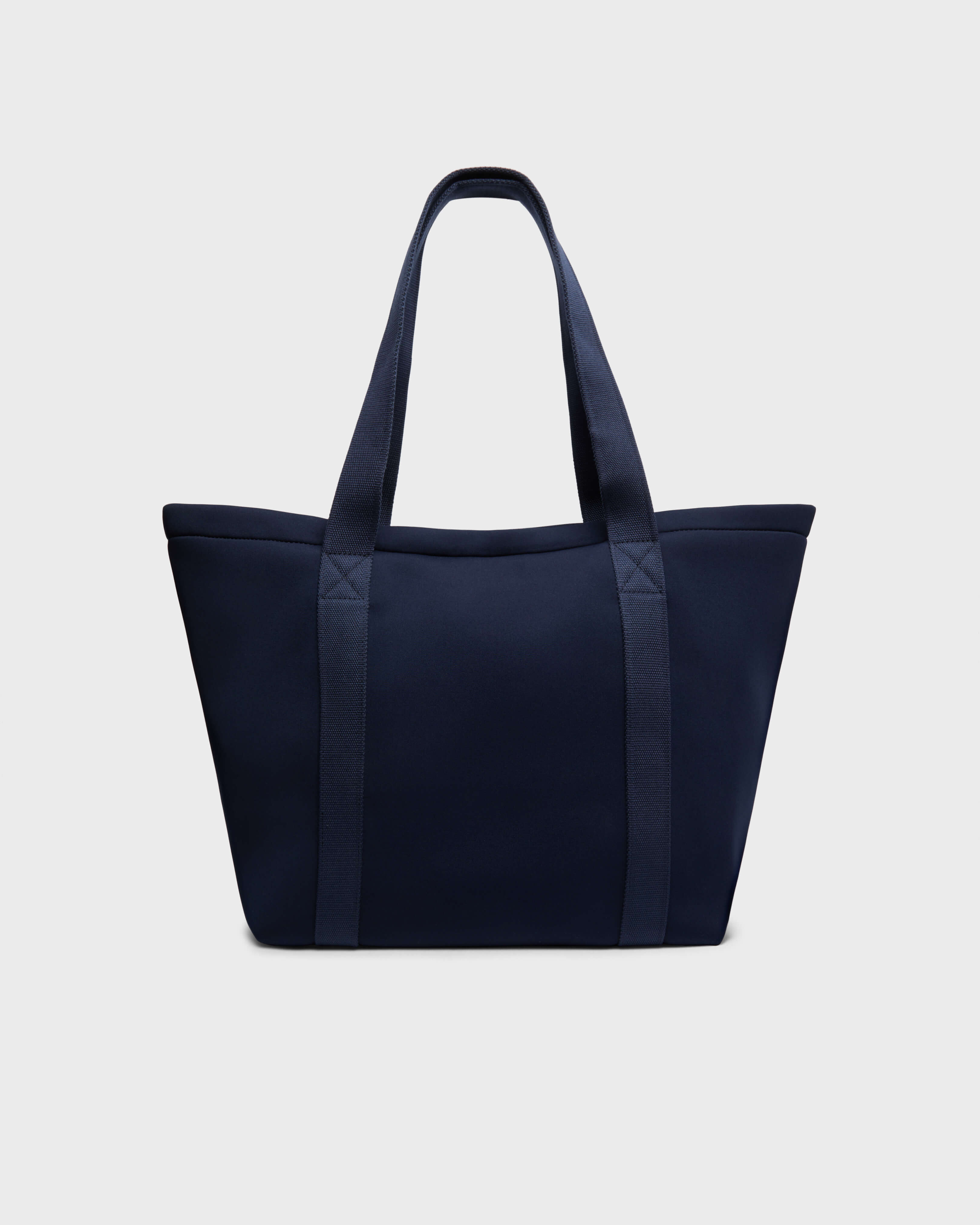 Neoprene Beach Bag Solid NAVY back view