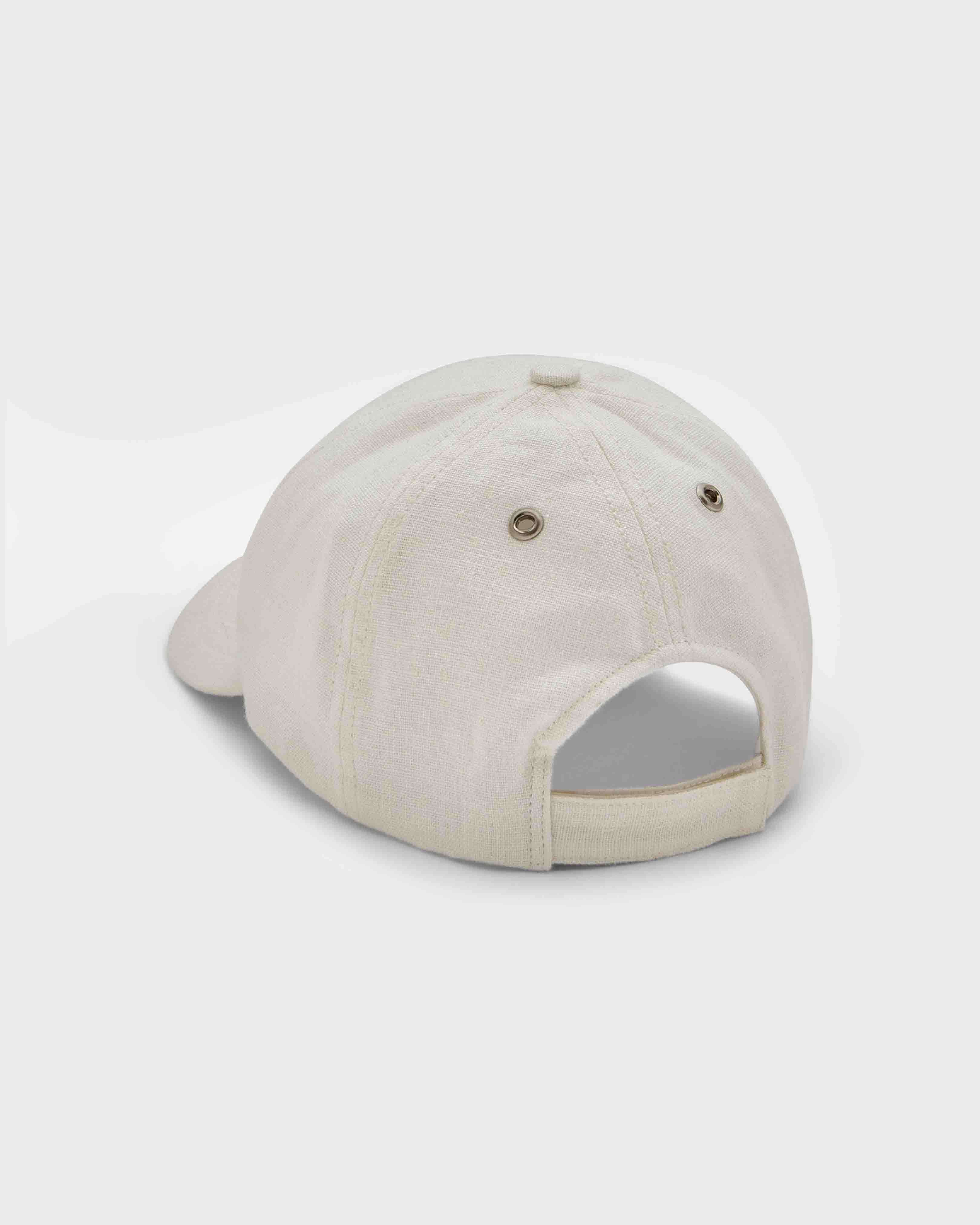 Men Linen Cap Logo - Vilebrequin x St Regis 066 back view